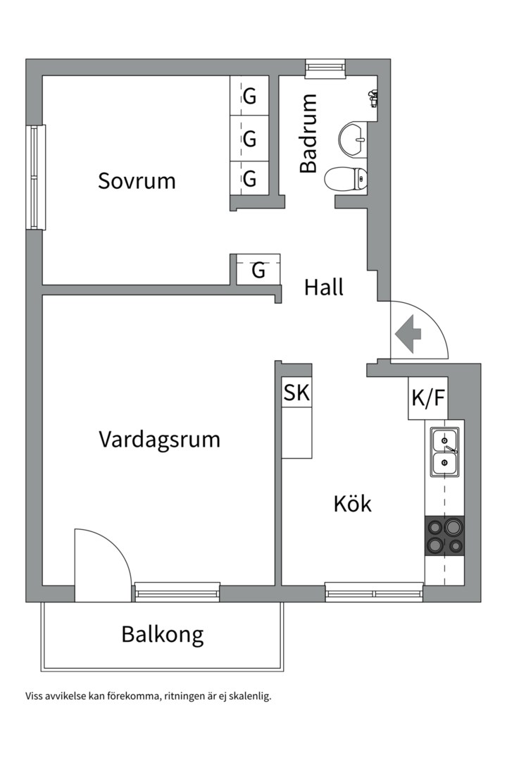 Planlösning från Bäckvägen 83, Kommande i Midsommarkransen, Stockholm