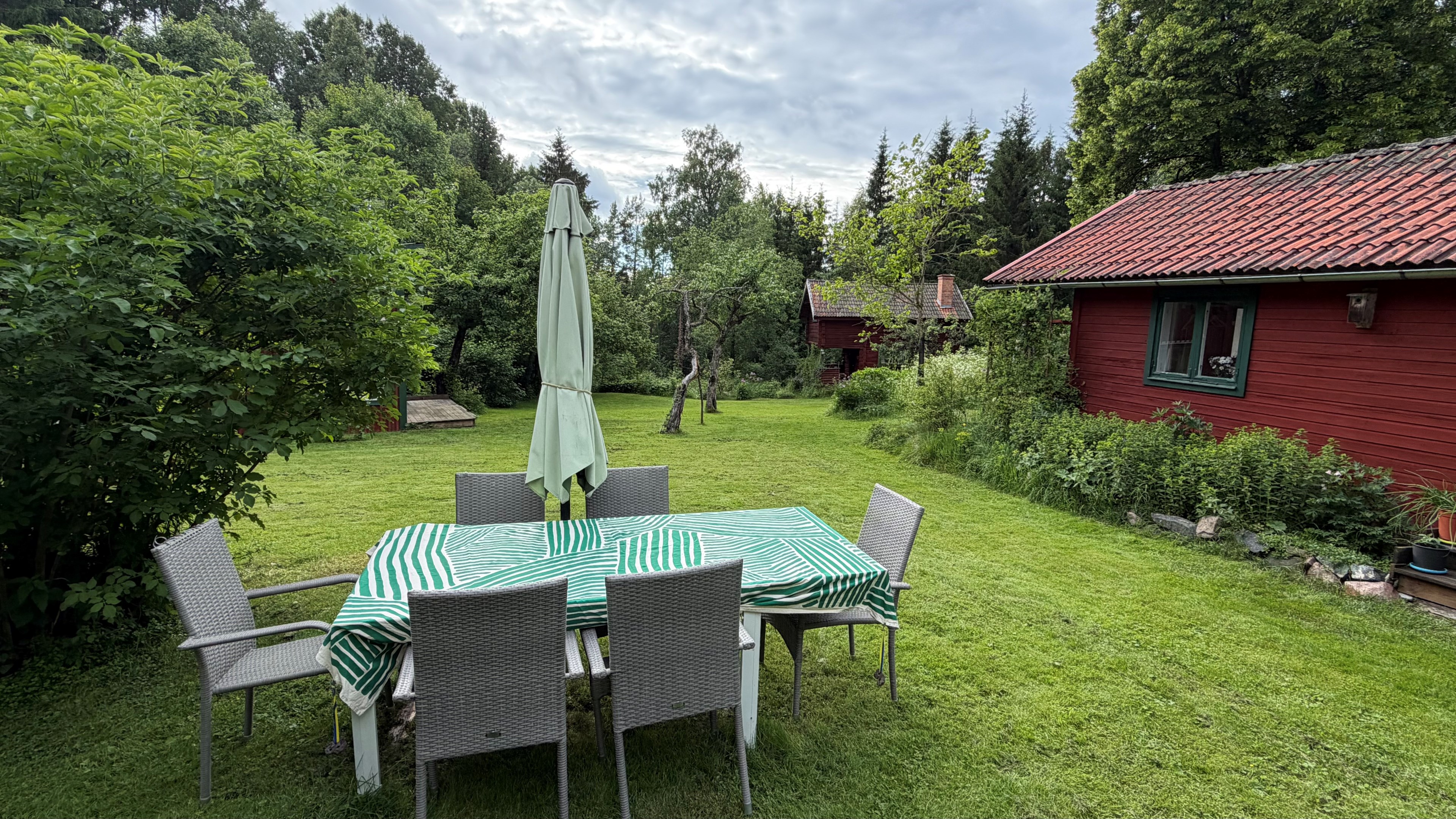 Uteplatser vid kökshuset