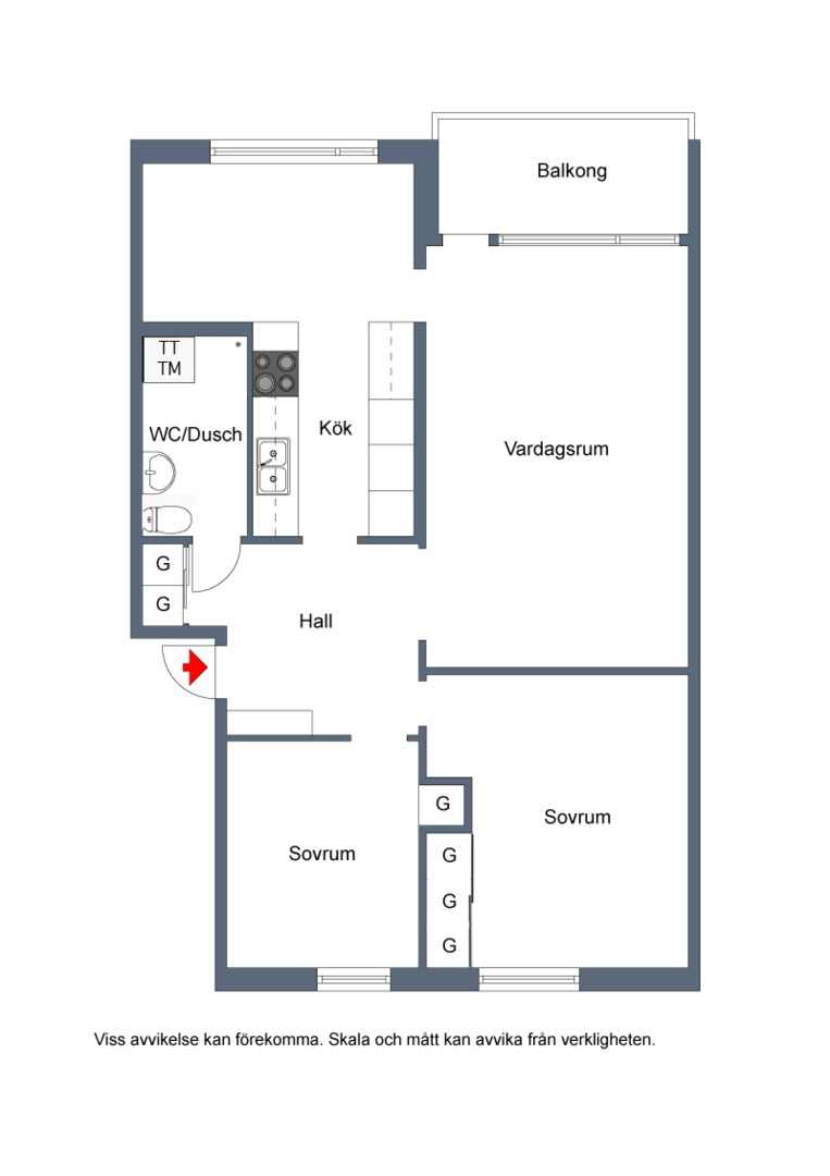 Planlösning från Tullingebergsvägen 13, Till salu i G:a Tullingeberg, Botkyrka