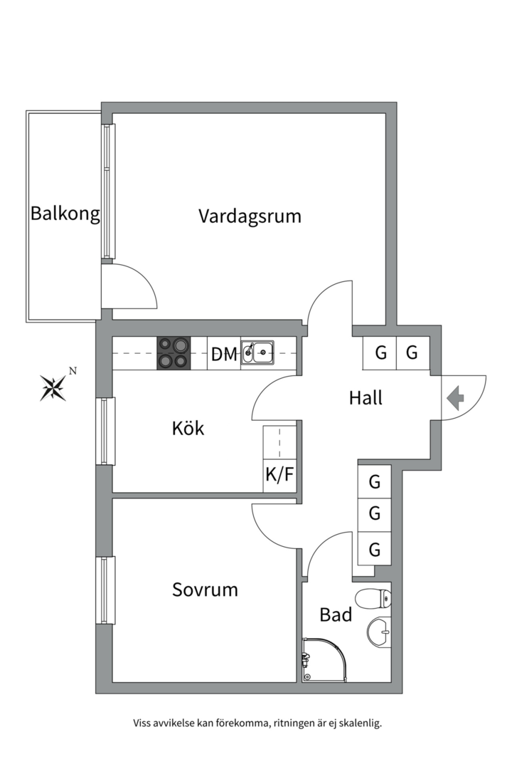 Planlösning från Väpnargatan 15C, Snart till salu i Tunabackar, Uppsala