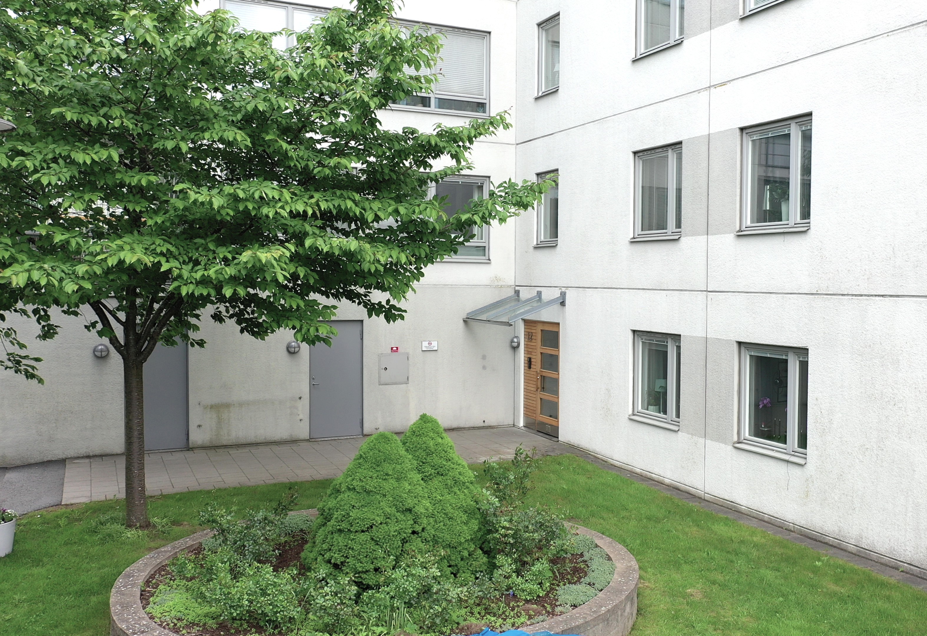 Innergård vid entré
