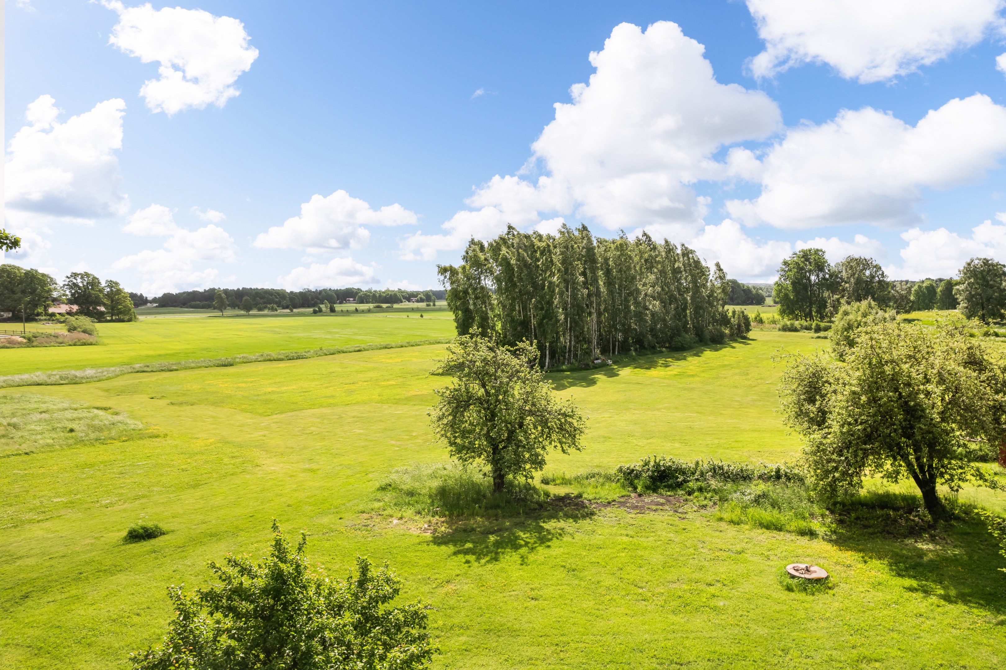 Vy över åkermark