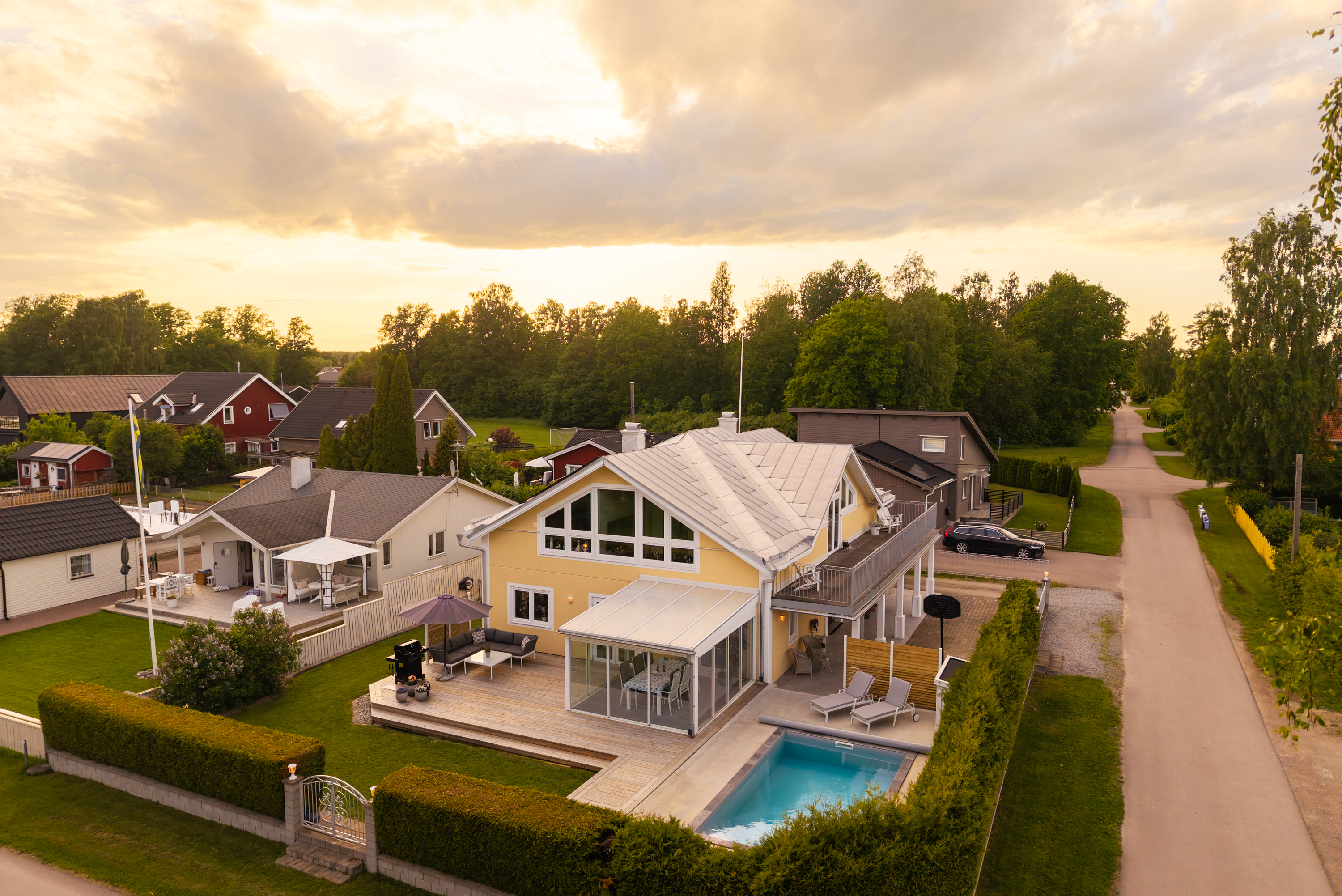 Bostadsbild från Margaretavägen 12, Kommande i Enhagen, Västerås