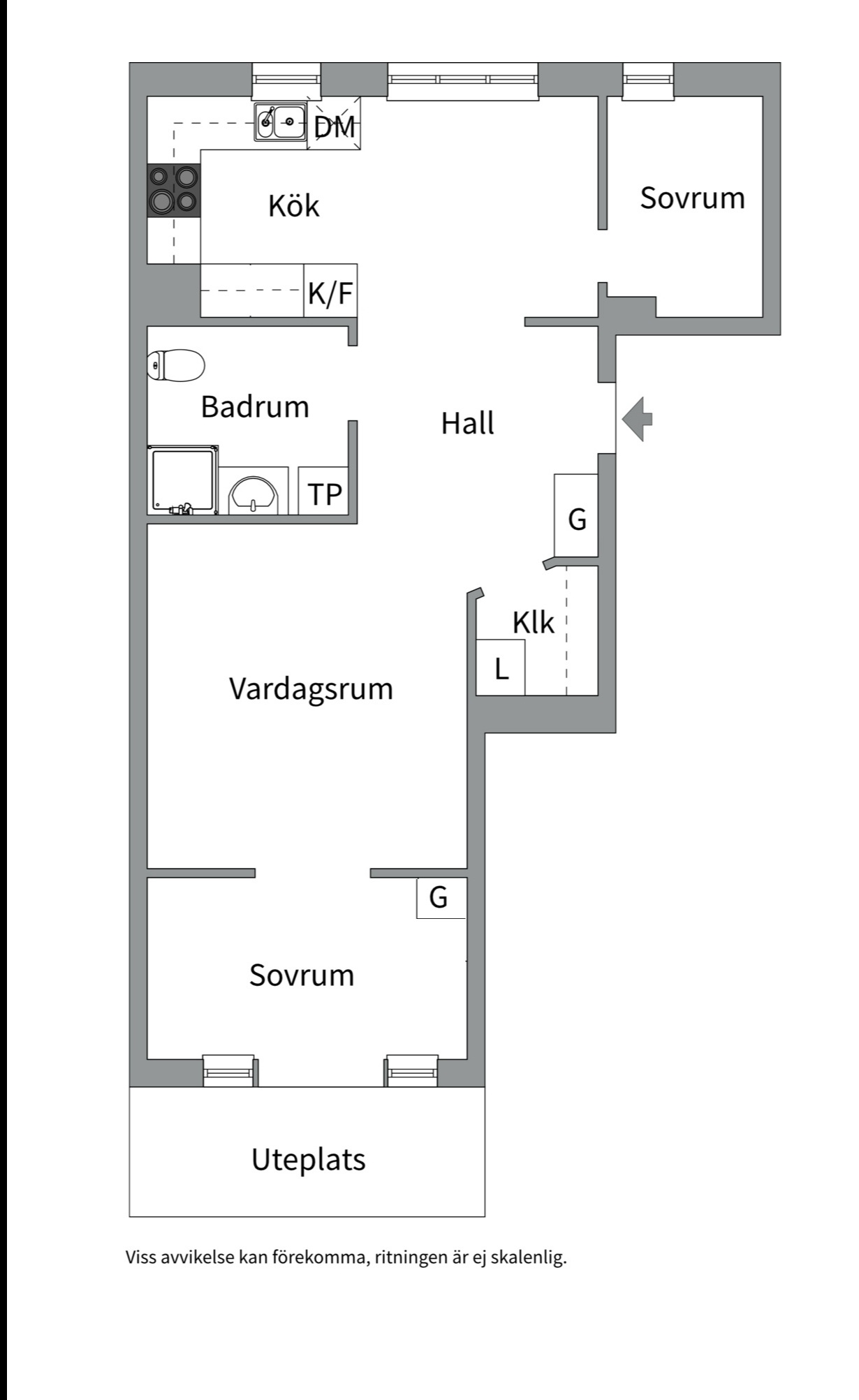 Bostadsbild från Gustaf Kjellbergs väg 26, Kommande i Ulleråker, Uppsala