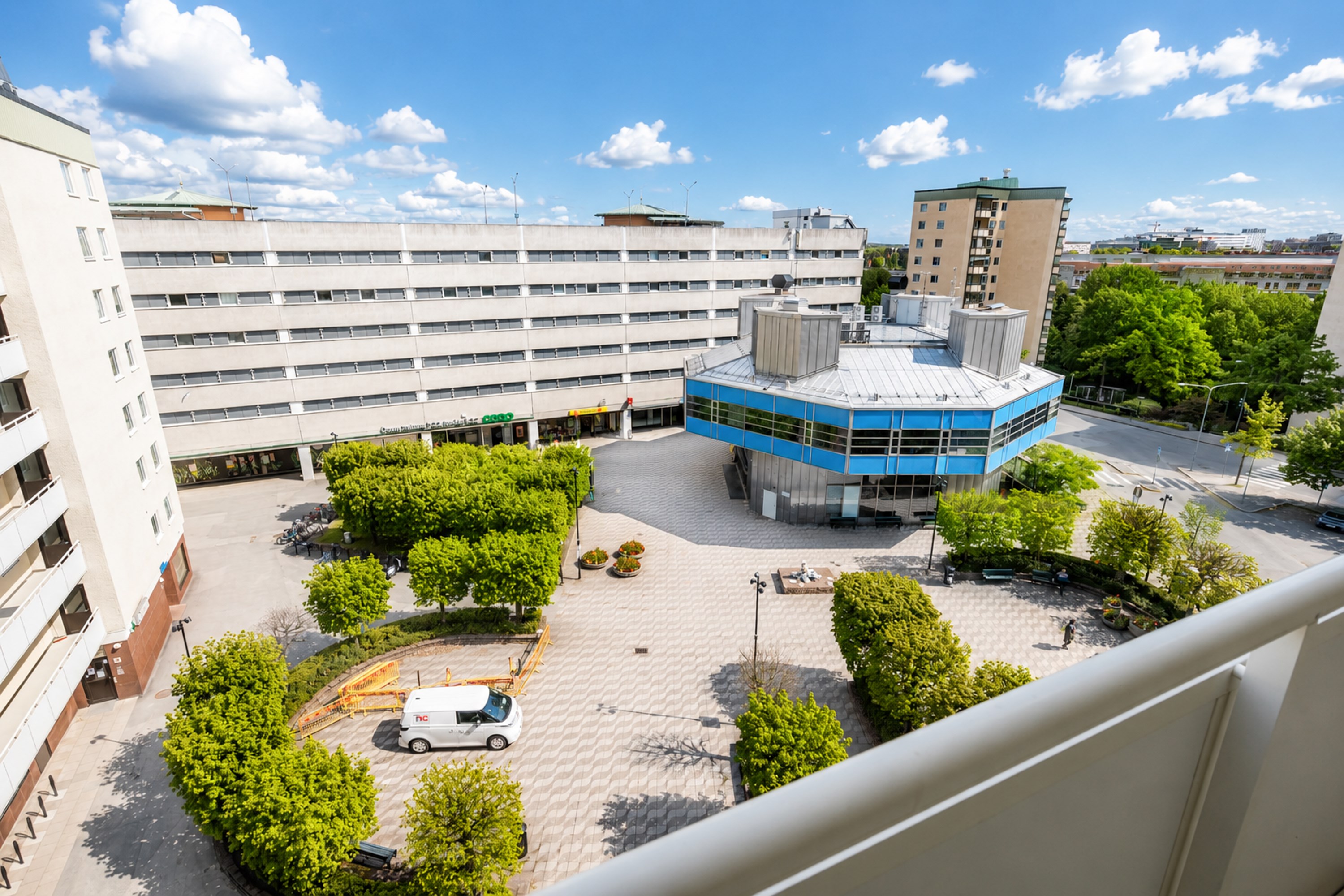 Bostadsbild från Johan Enbergs väg 28, Kommande i Västra skogen, Solna