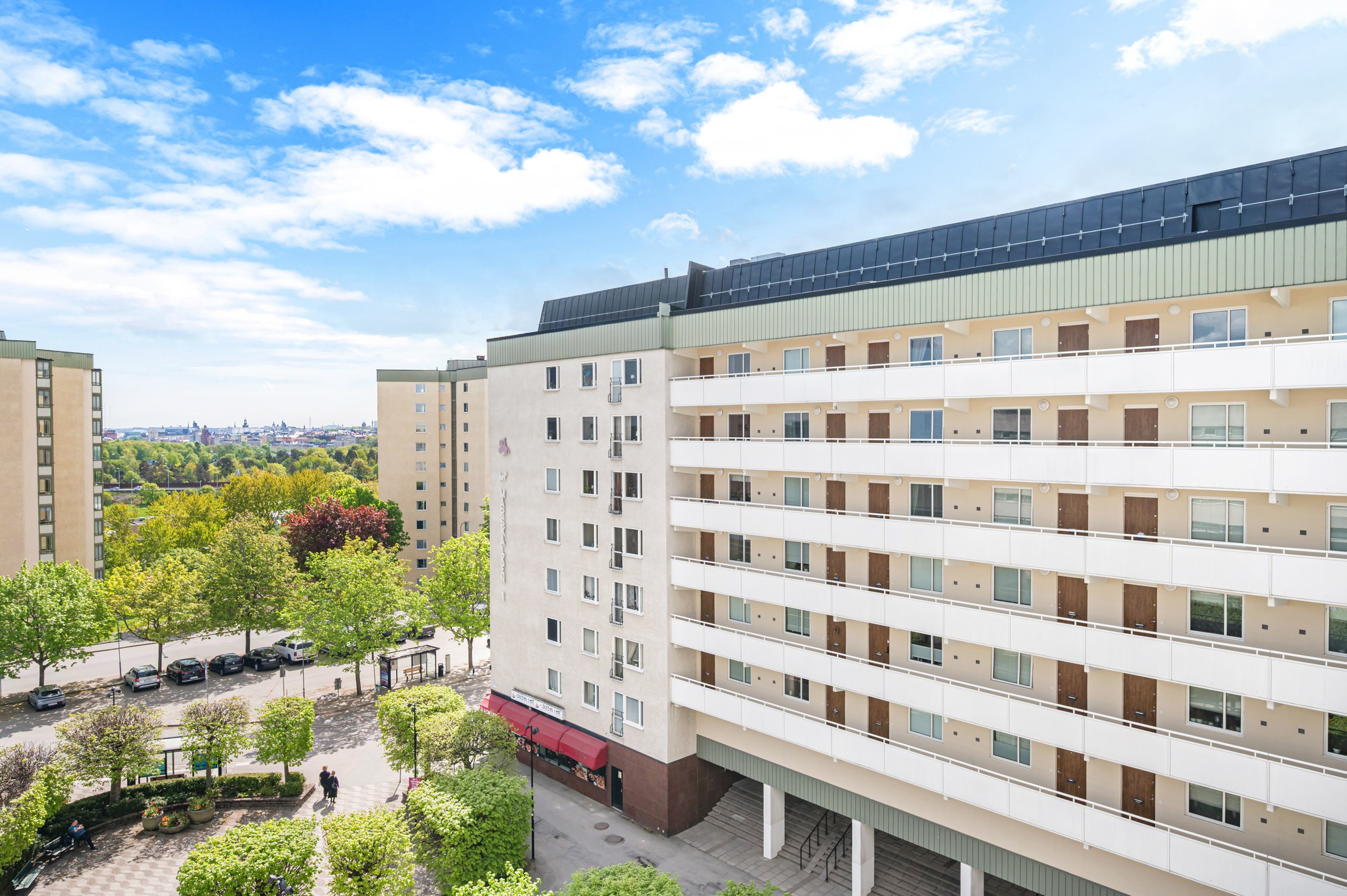 Bostadsbild från Johan Enbergs väg 28, Kommande i Västra skogen, Solna