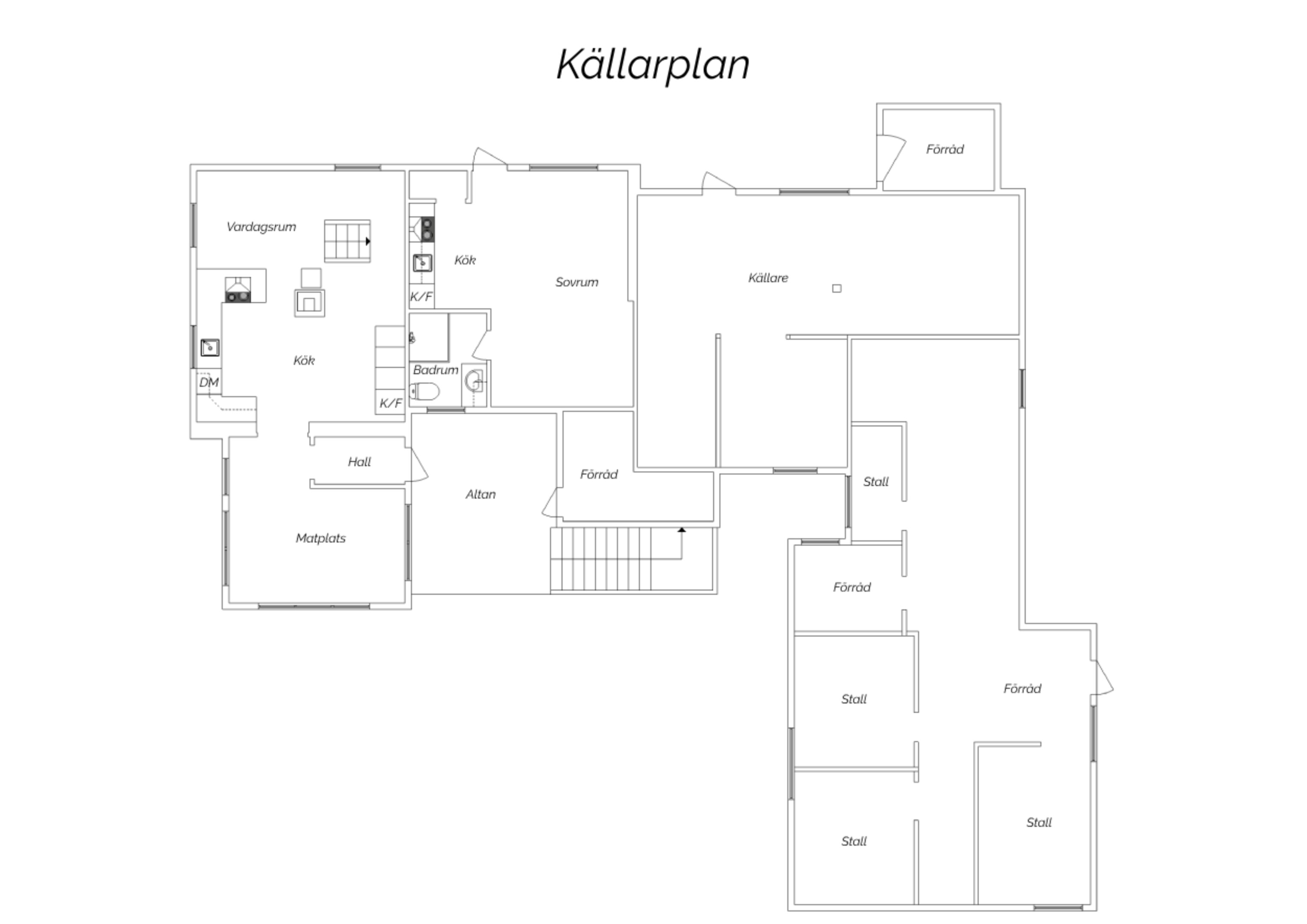 Planskiss kallad byggnad nr 2. Viss avvikelse kan förekomma