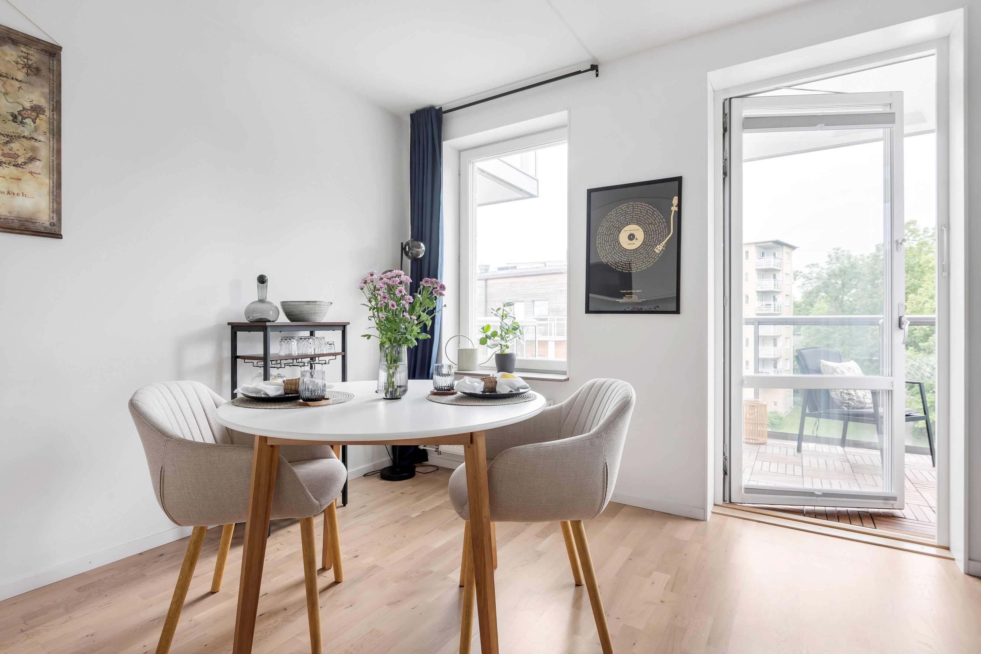 Bostadsbild från Gösta Wahlströms väg 2A, Kommande i Rickomberga, Uppsala