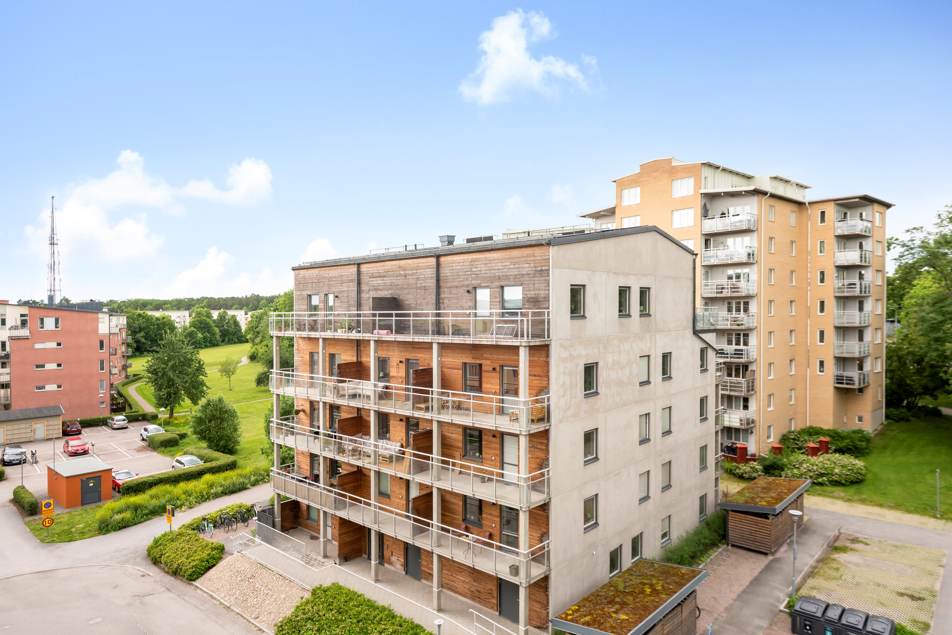 Bostadsbild från Gösta Wahlströms väg 2A, Kommande i Rickomberga, Uppsala