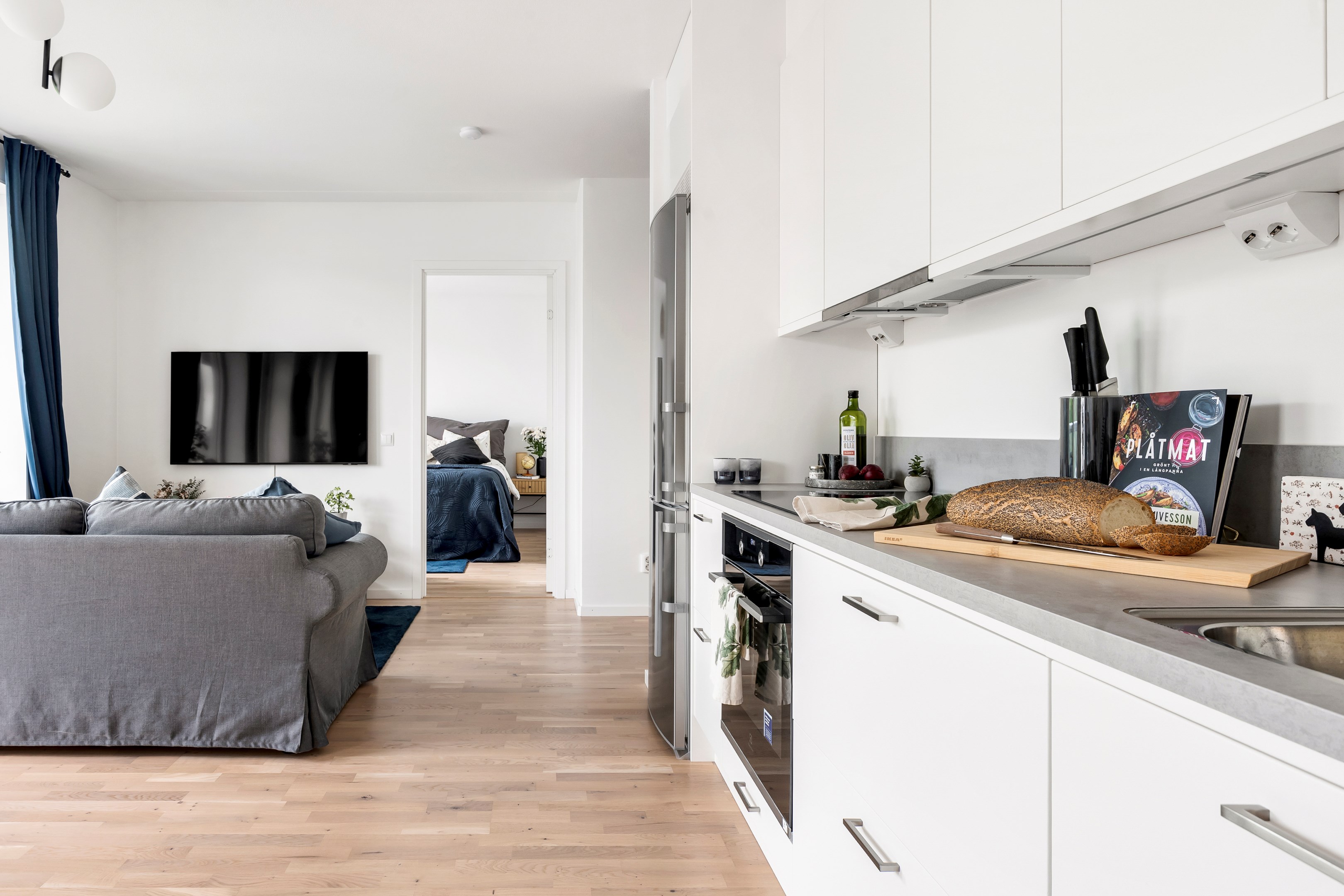 Bostadsbild från Gösta Wahlströms väg 2A, Kommande i Rickomberga, Uppsala