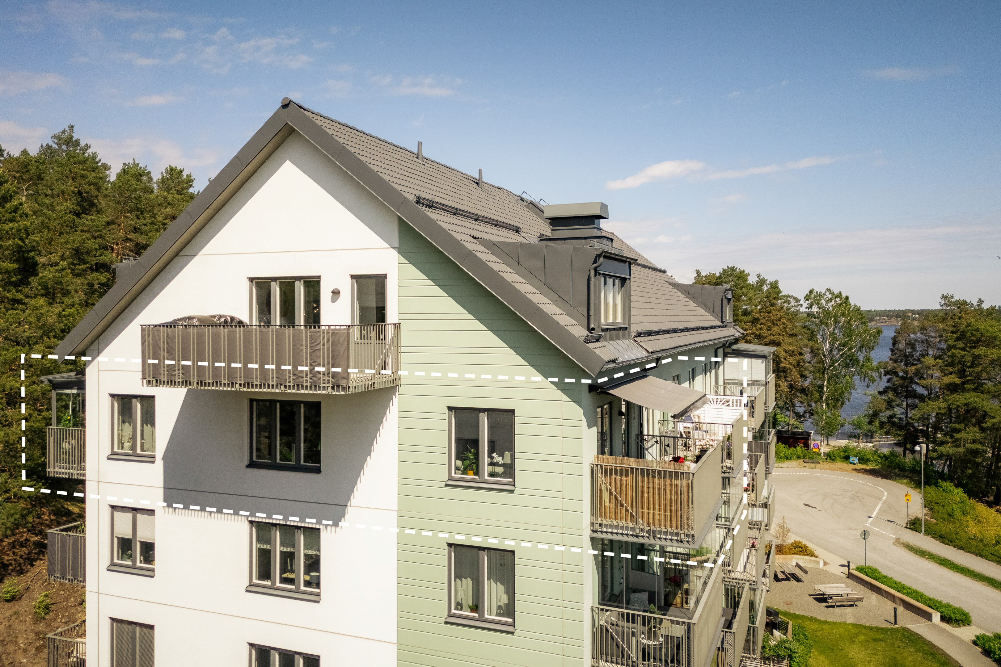Bostadsbild från Sandtäktsvägen 13, Till salu i Mörtnäs, Värmdö