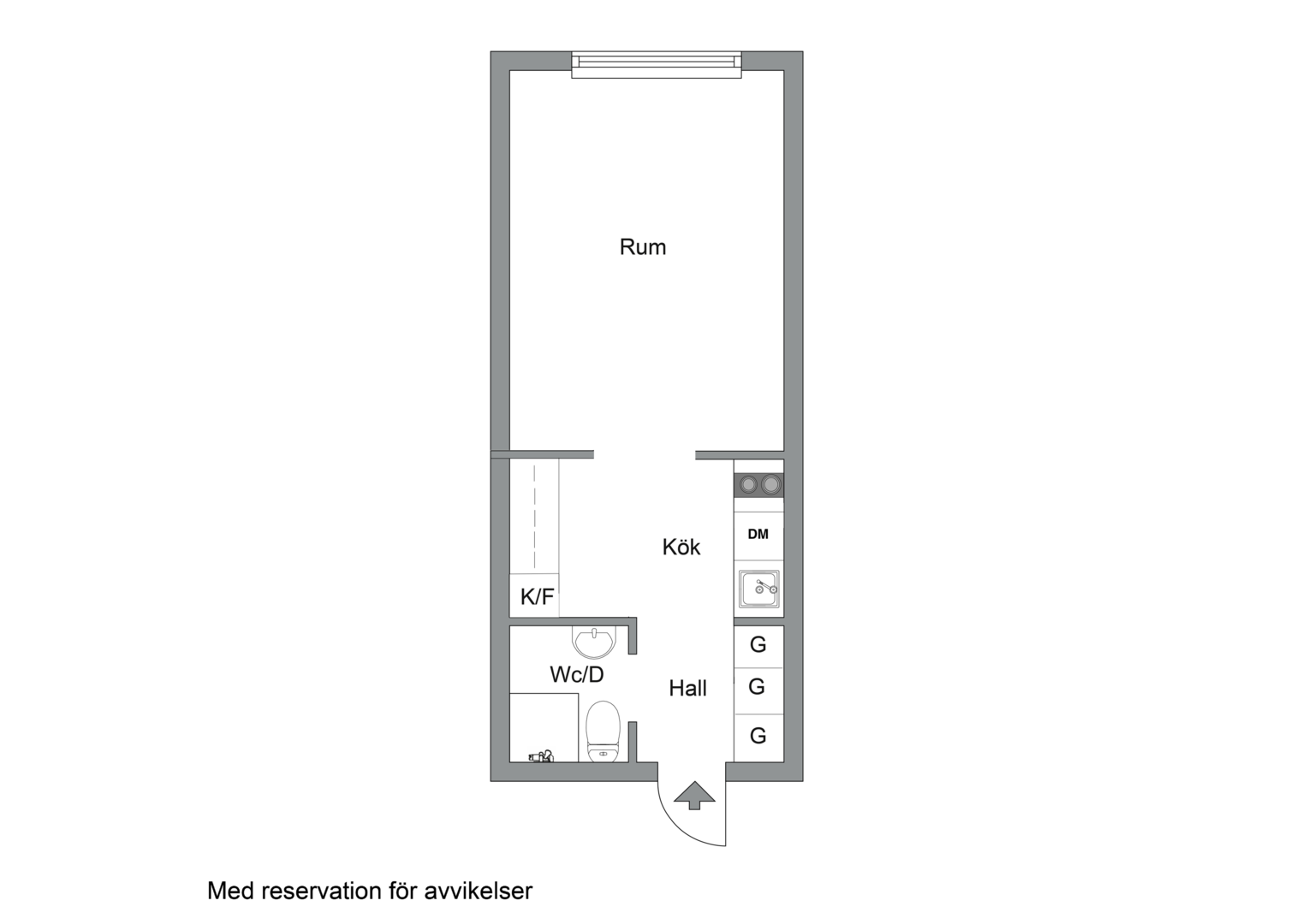 Planlösning från Alpvägen 10, Till salu i Bromma - Mariehäll, Stockholm