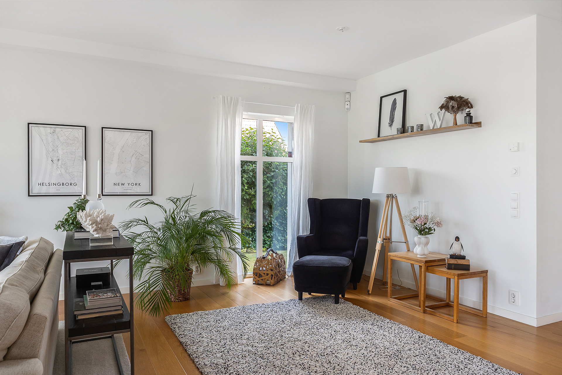 Central myshörna där du har kontakt med alla