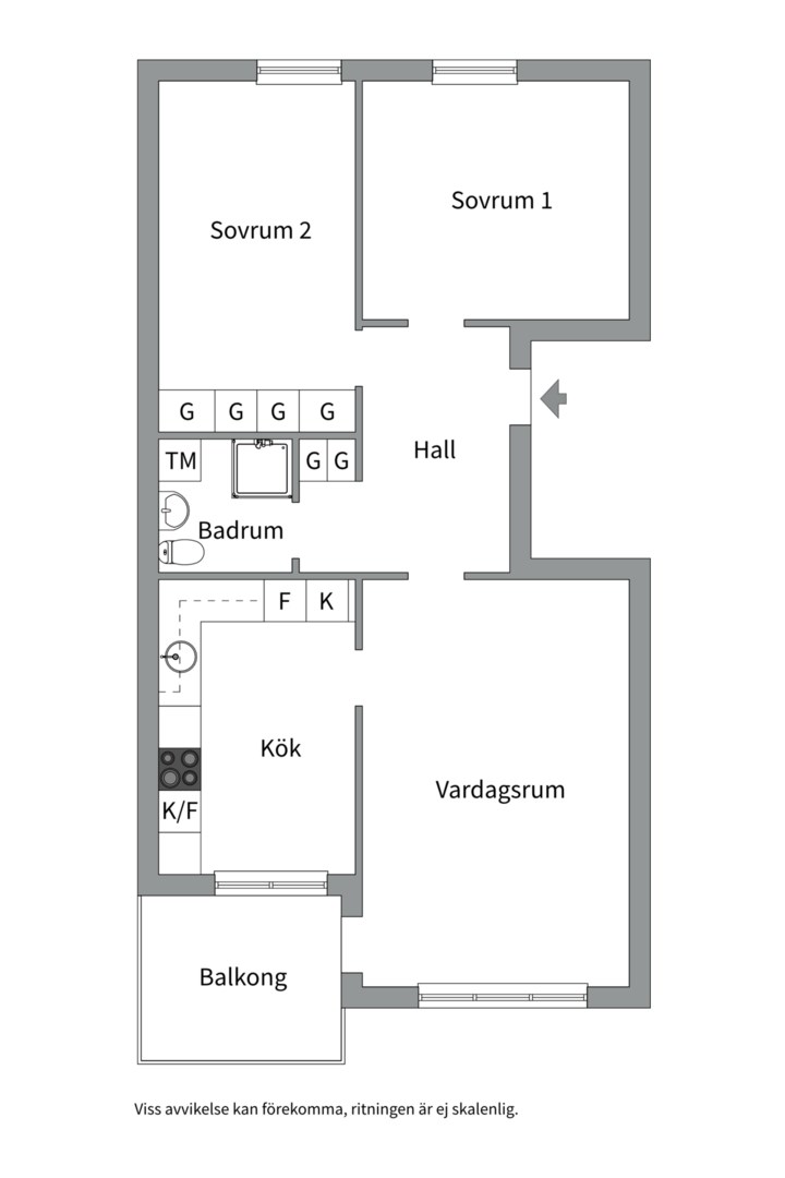 Planlösning från Sturevägen 4A, 2/2tr, Kommande i Neglinge - Saltsjöbaden, Nacka