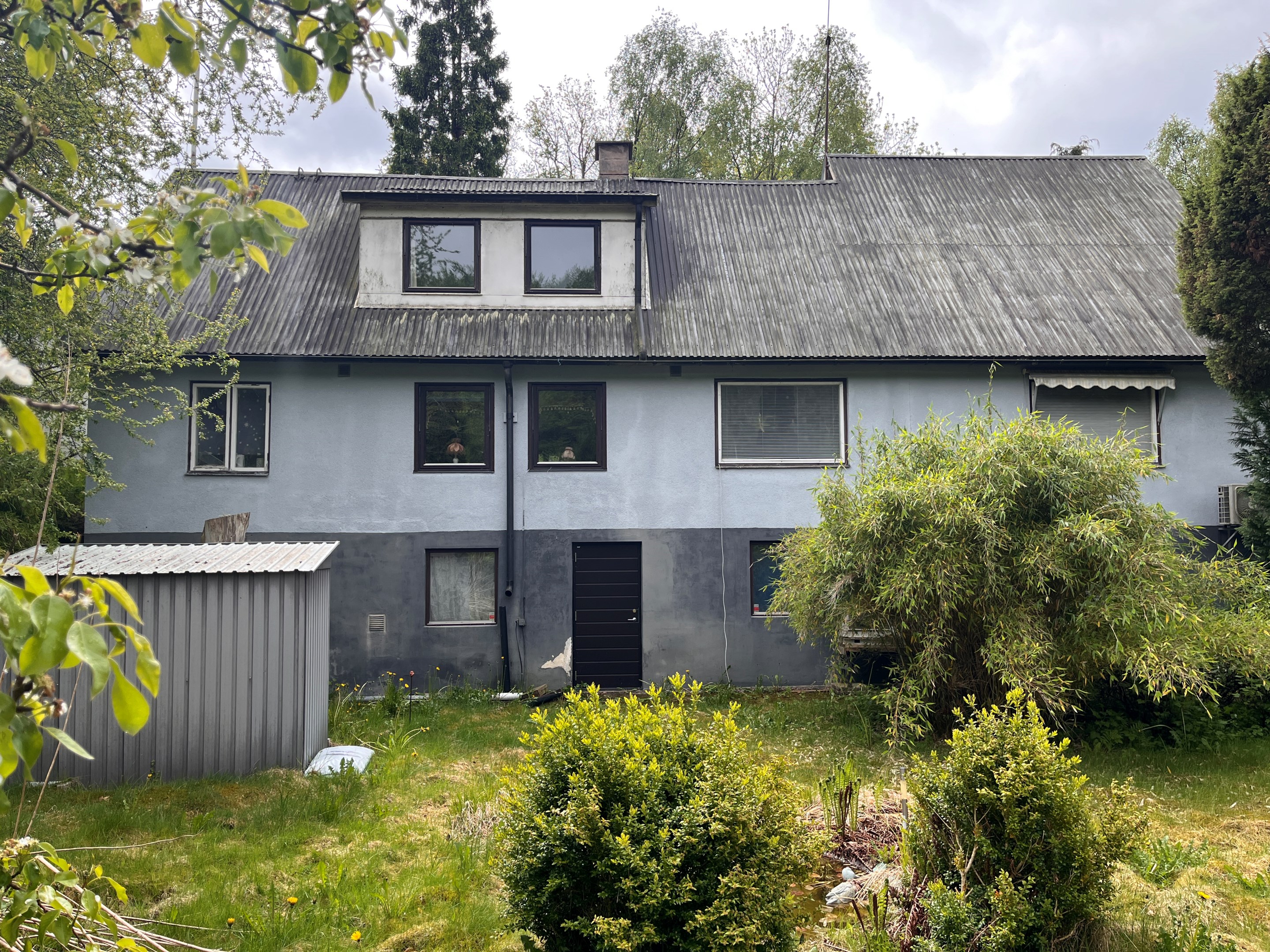Framsidan av huset