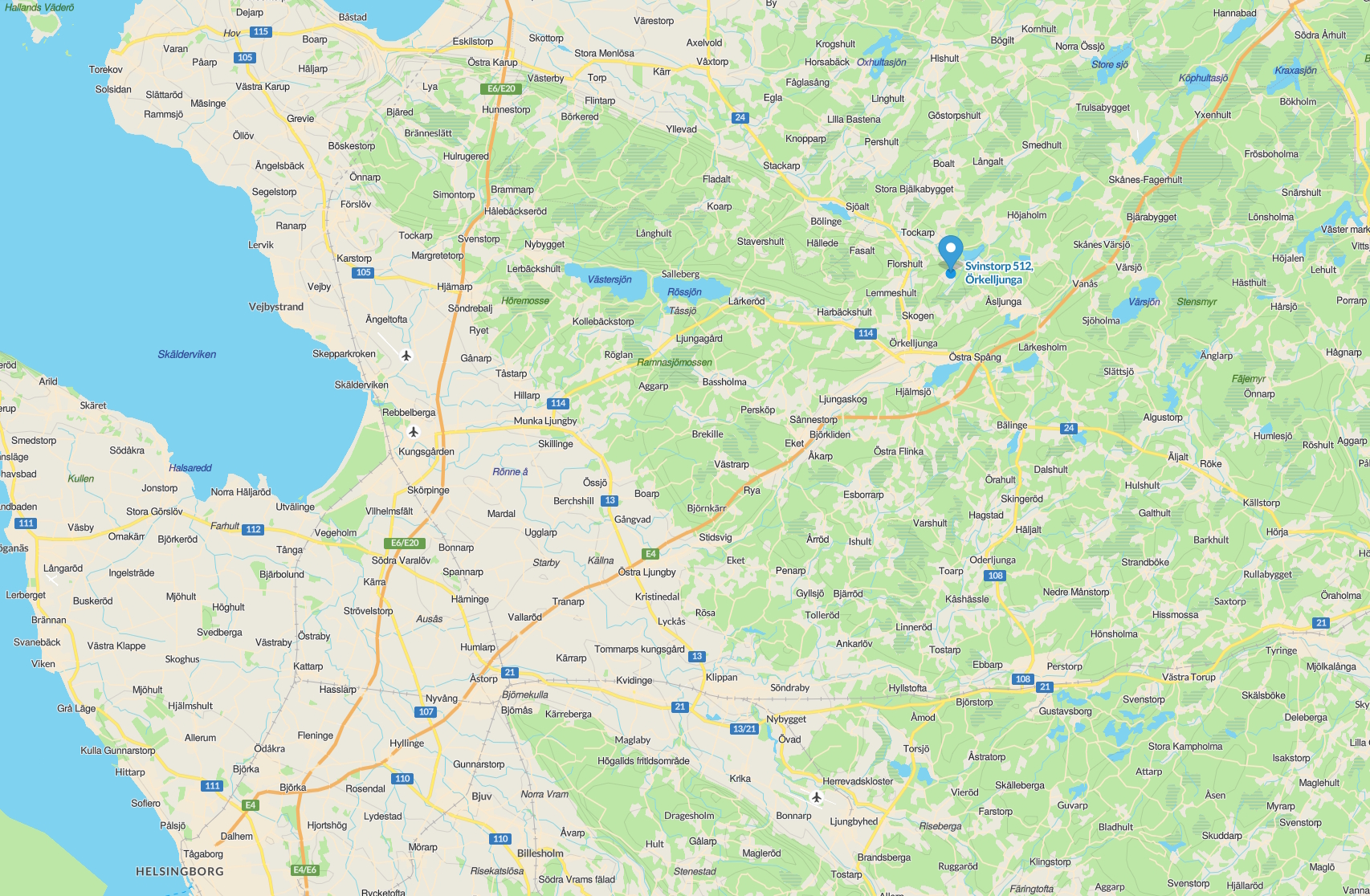 oversigtskort
