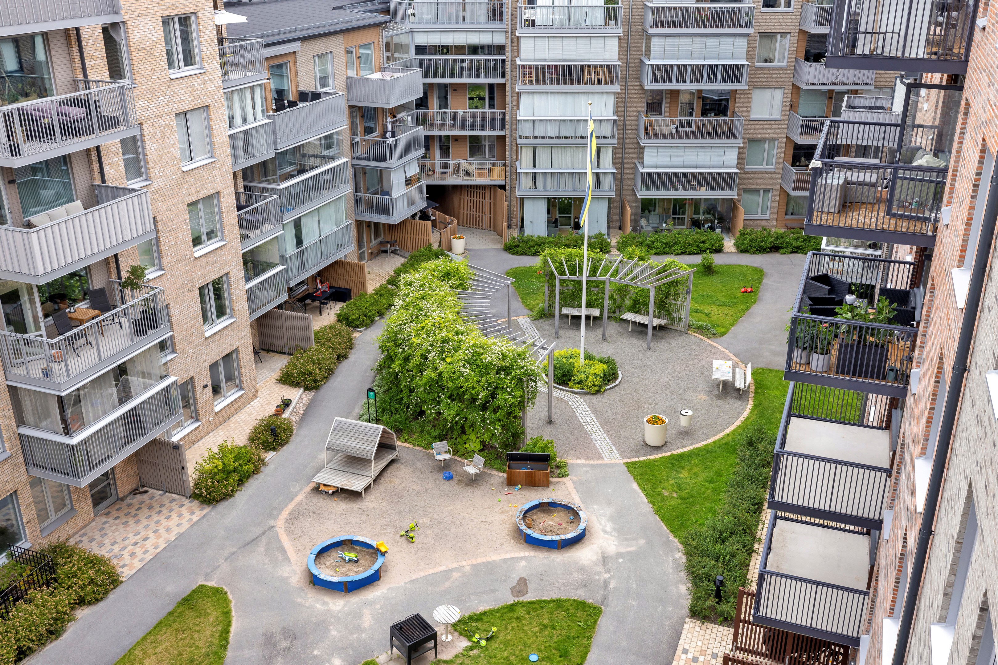 Bostadsbild från Gösta Wahlströms väg 2D, Till salu i Rickomberga, Uppsala