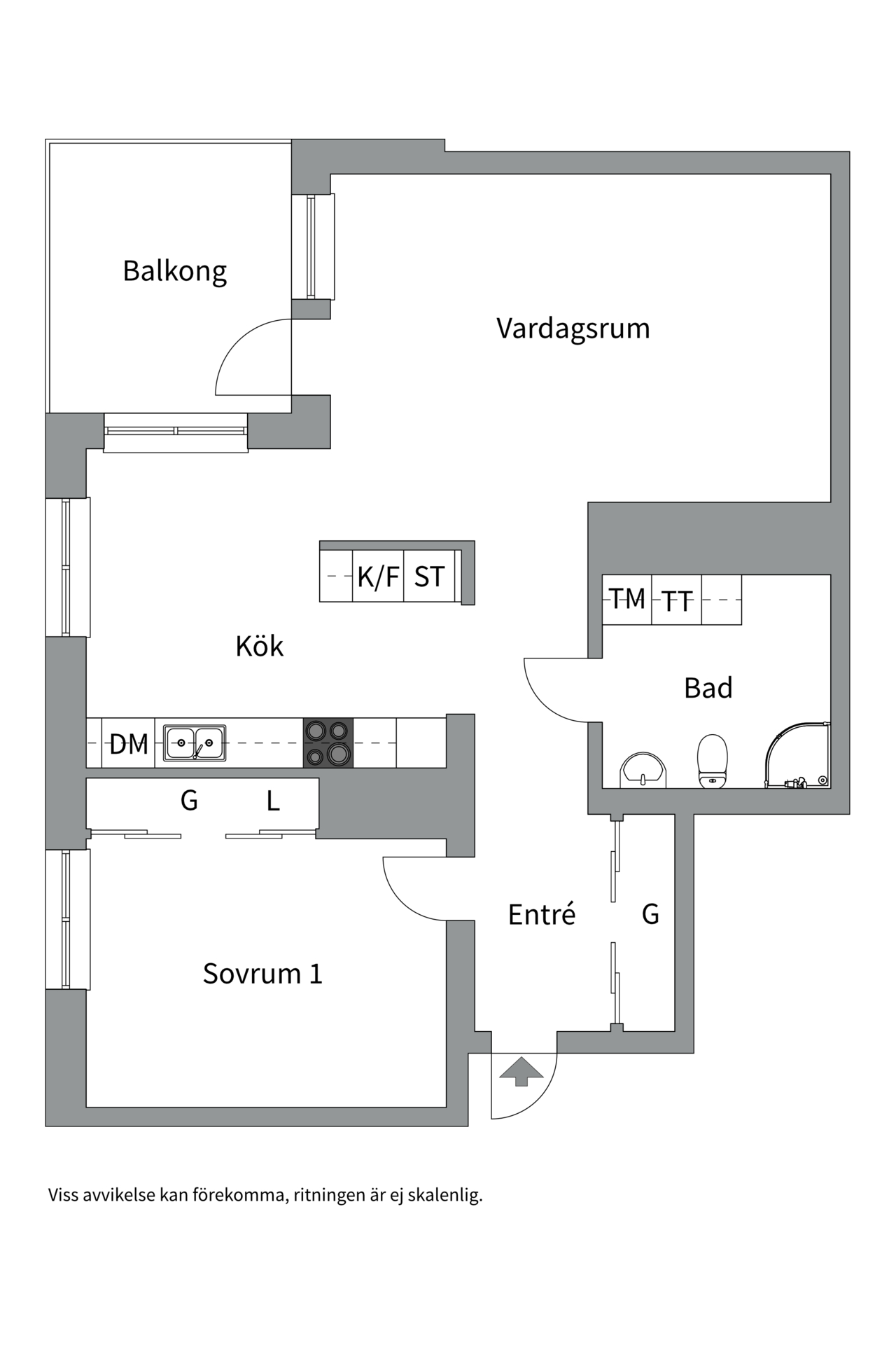 Bostadsbild från Årgångsgatan 1, 8tr, Kommande i Liljeholmen - Liljeholmskajen, Stockholm