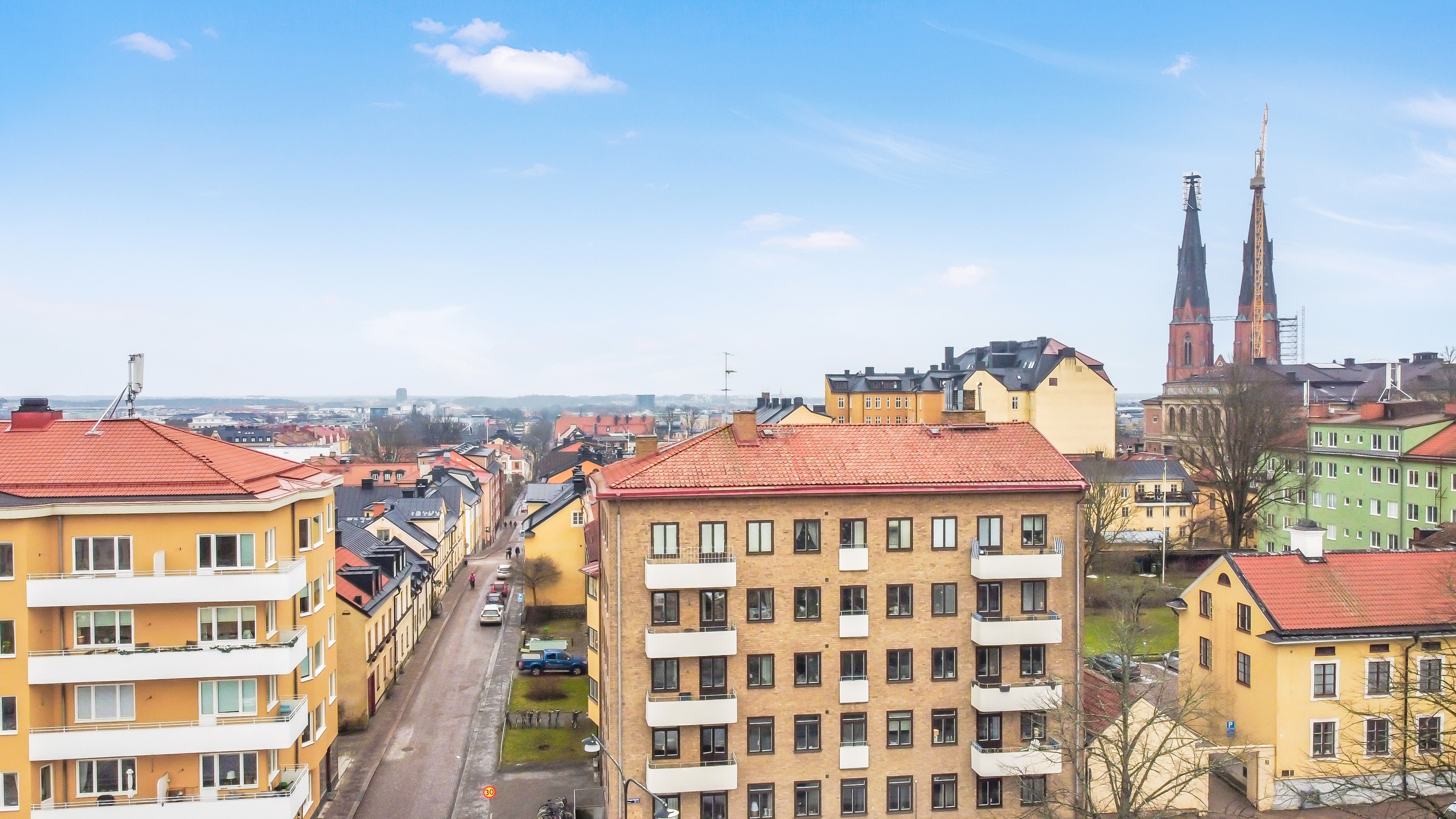 Vy över Uppsala