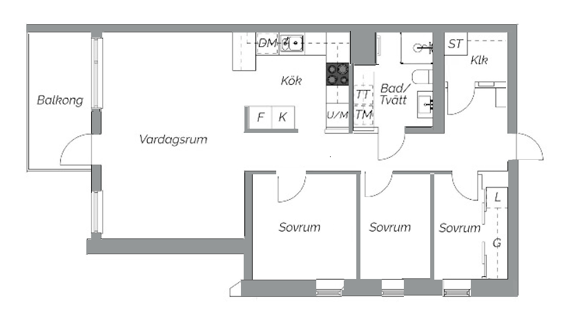 Bostadsbild från Siloplatsen 6, Till salu i Kvarnholmen, Nacka