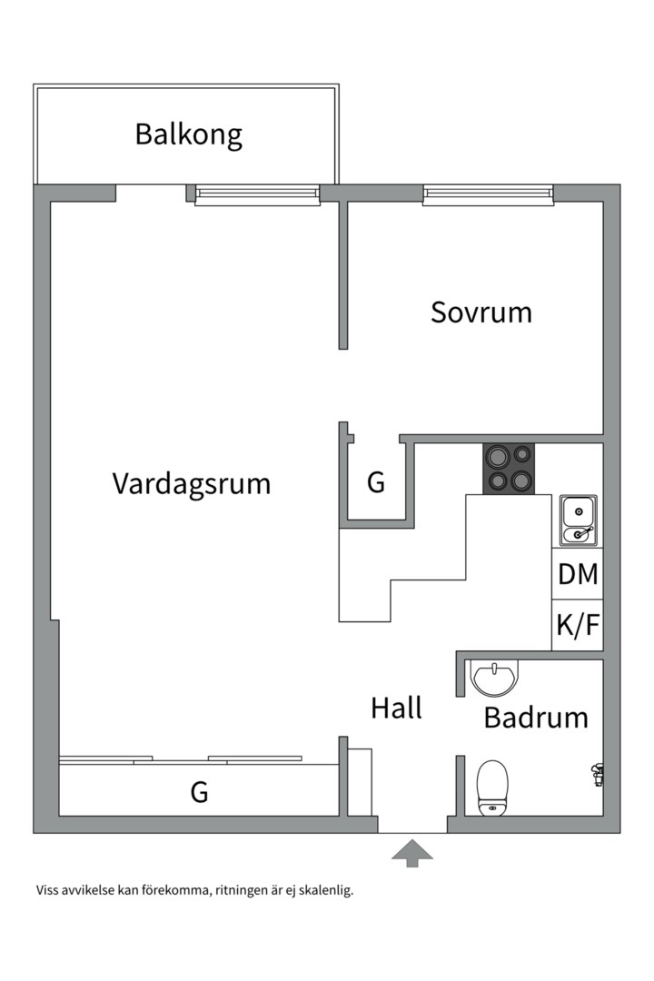Planlösning från Strålgatan 12, Till salu i Kungsholmen - Lilla Essingen, Stockholm