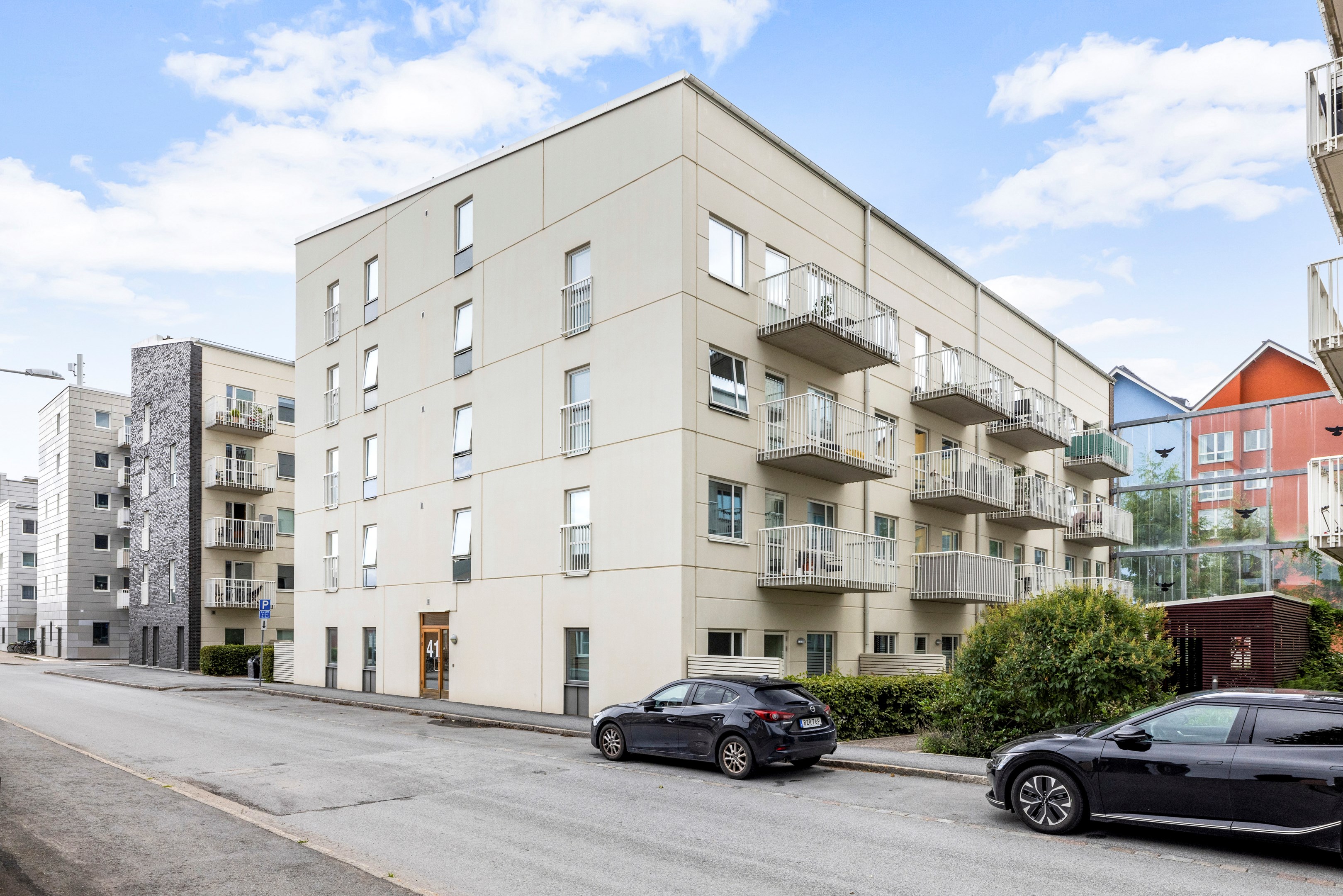 Bostadsbild från Råbyvägen 41, Kommande i Kapellgärdet, Uppsala
