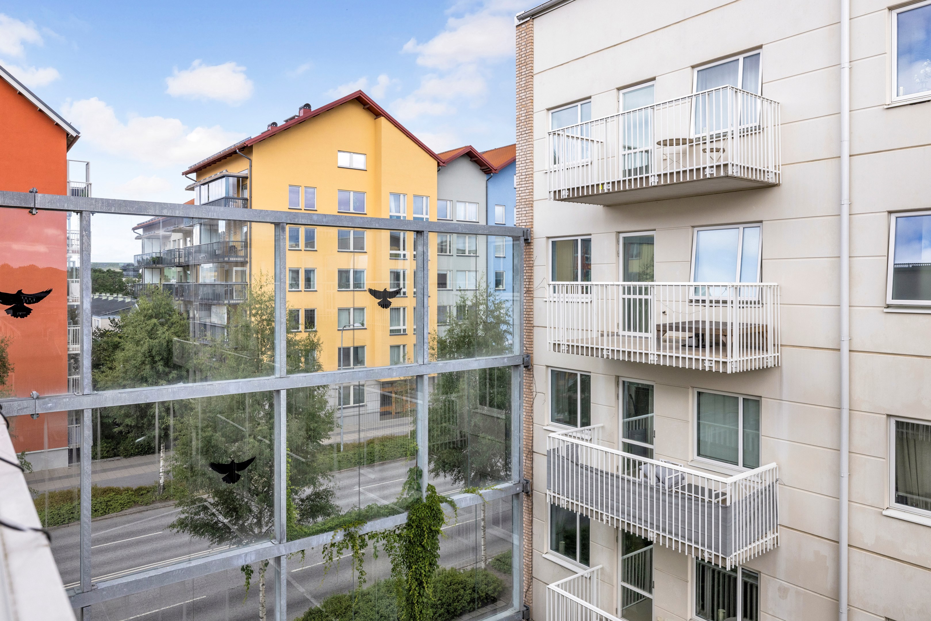 Bostadsbild från Råbyvägen 41, Kommande i Kapellgärdet, Uppsala