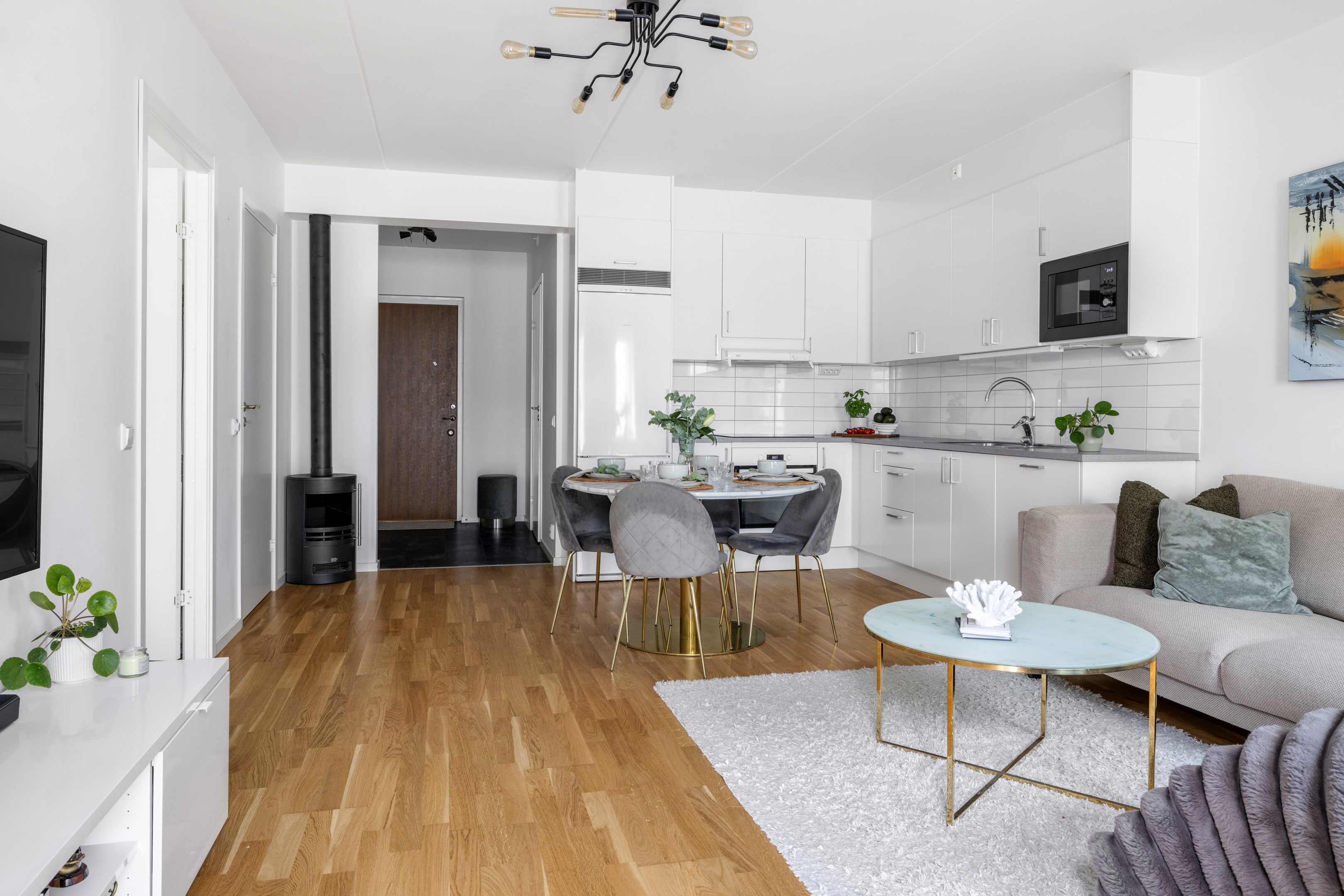 Bostadsbild från Råbyvägen 41, Kommande i Kapellgärdet, Uppsala