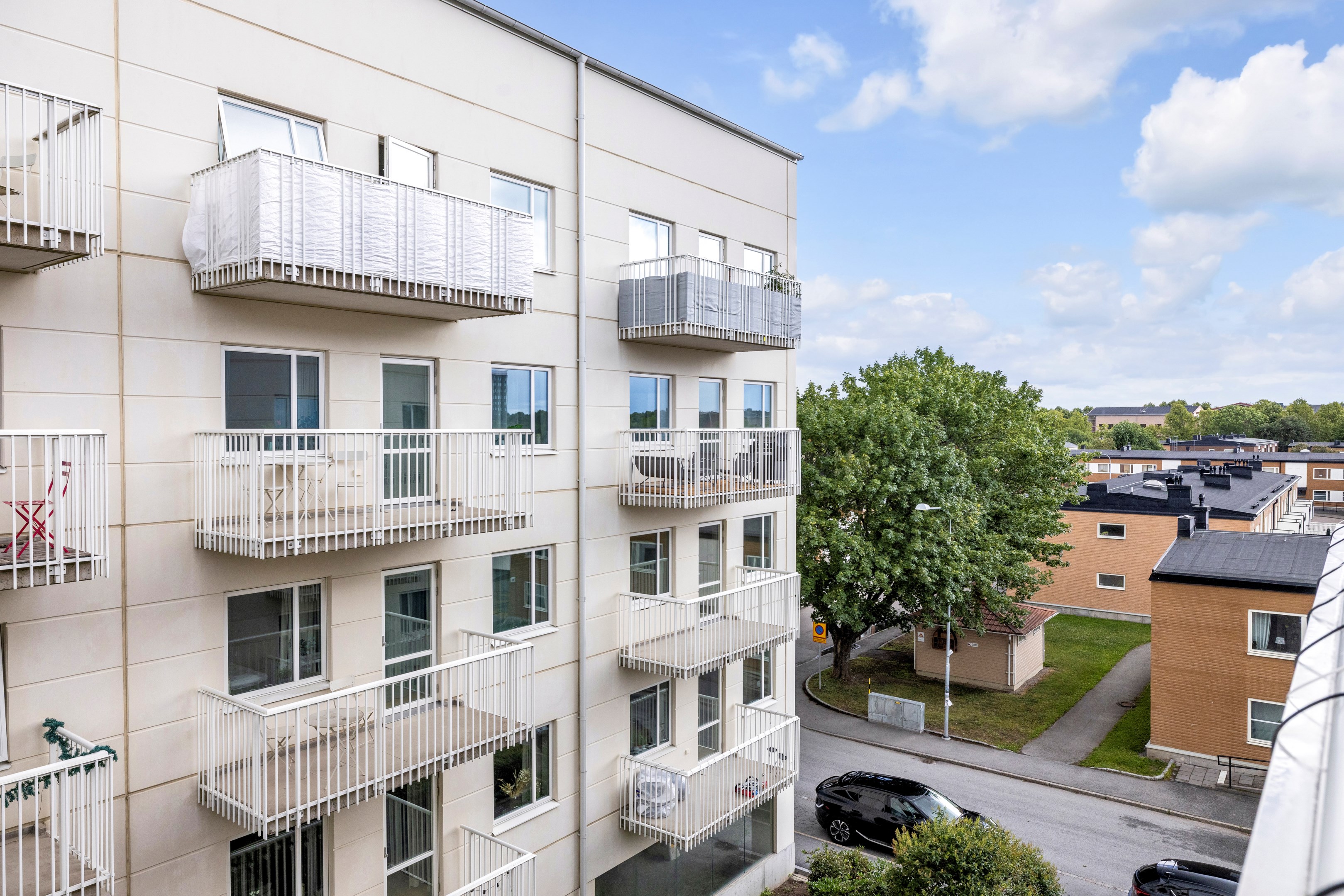 Bostadsbild från Råbyvägen 41, Kommande i Kapellgärdet, Uppsala