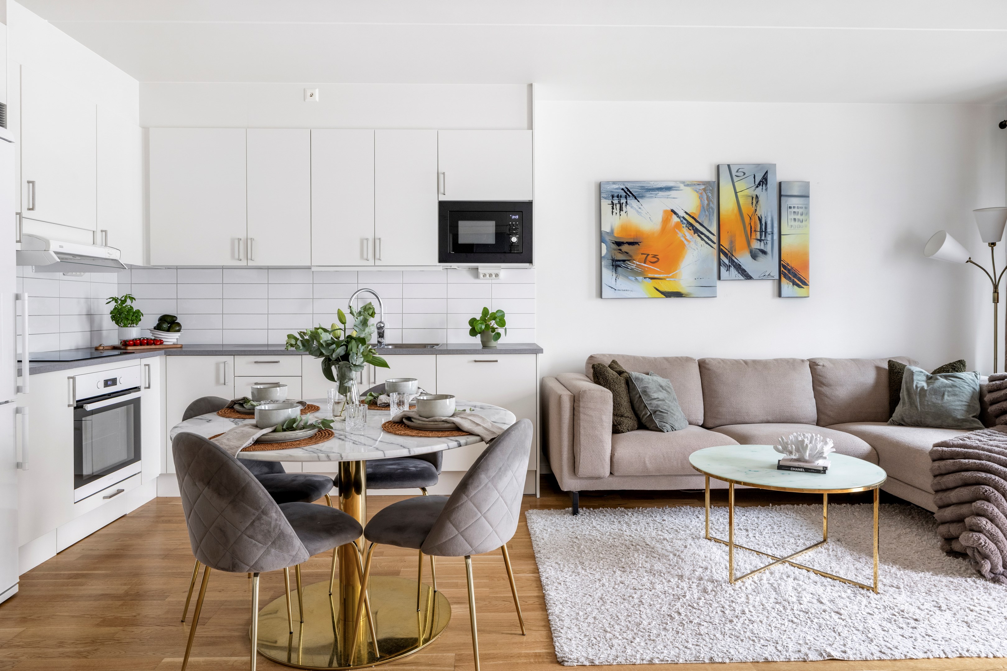 Bostadsbild från Råbyvägen 41, Kommande i Kapellgärdet, Uppsala