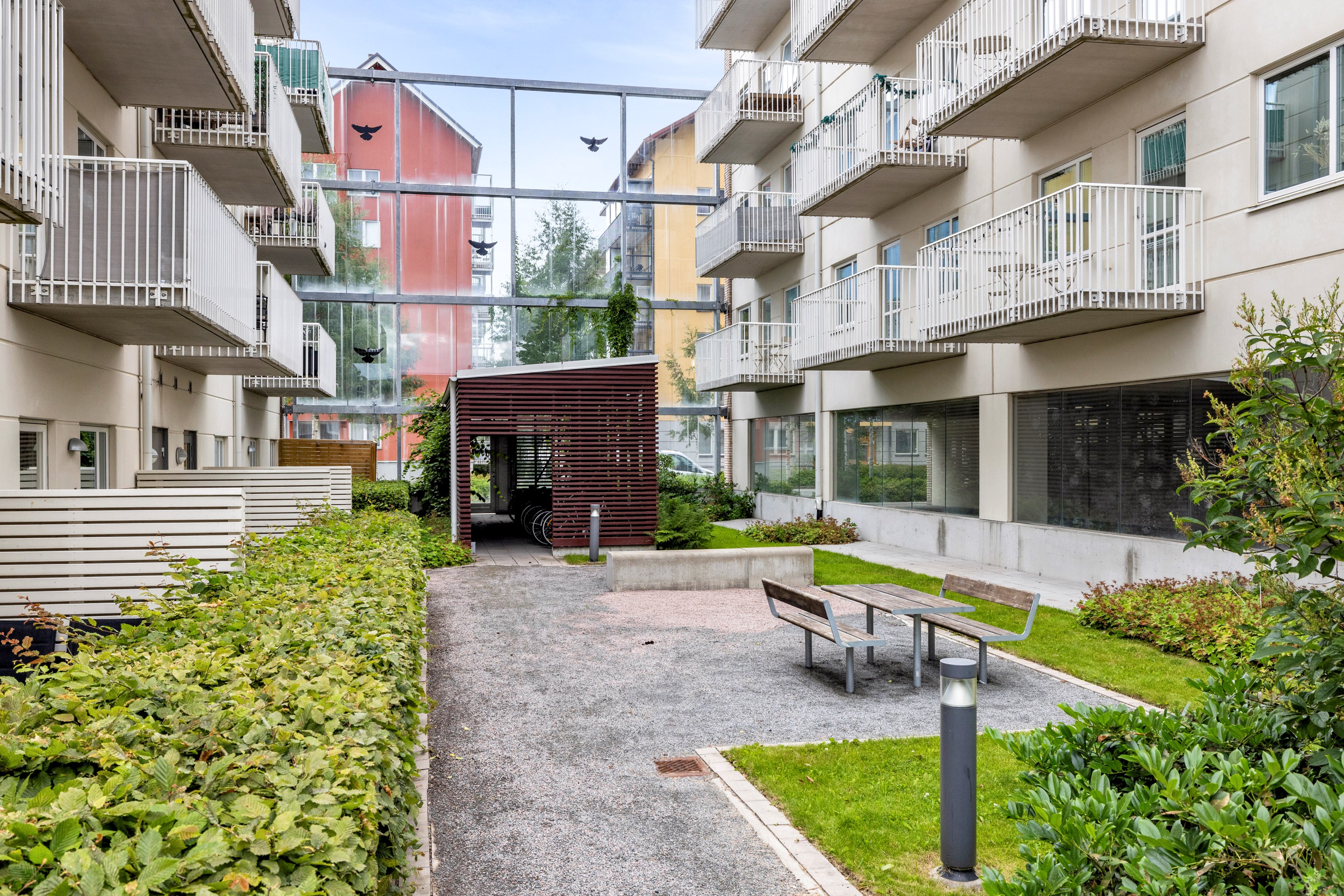 Bostadsbild från Råbyvägen 41, Kommande i Kapellgärdet, Uppsala