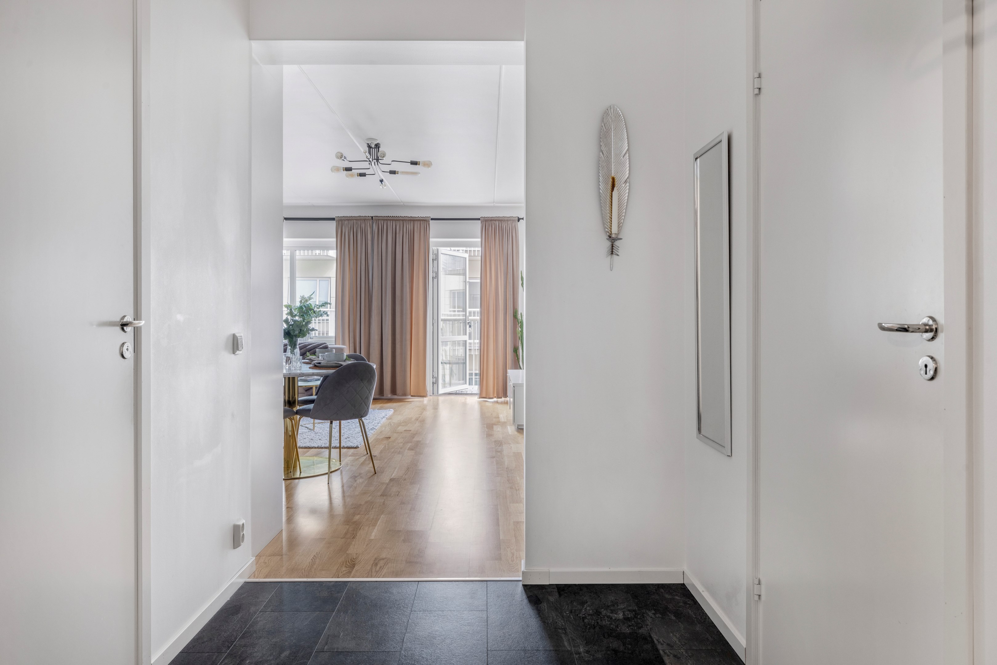 Bostadsbild från Råbyvägen 41, Kommande i Kapellgärdet, Uppsala