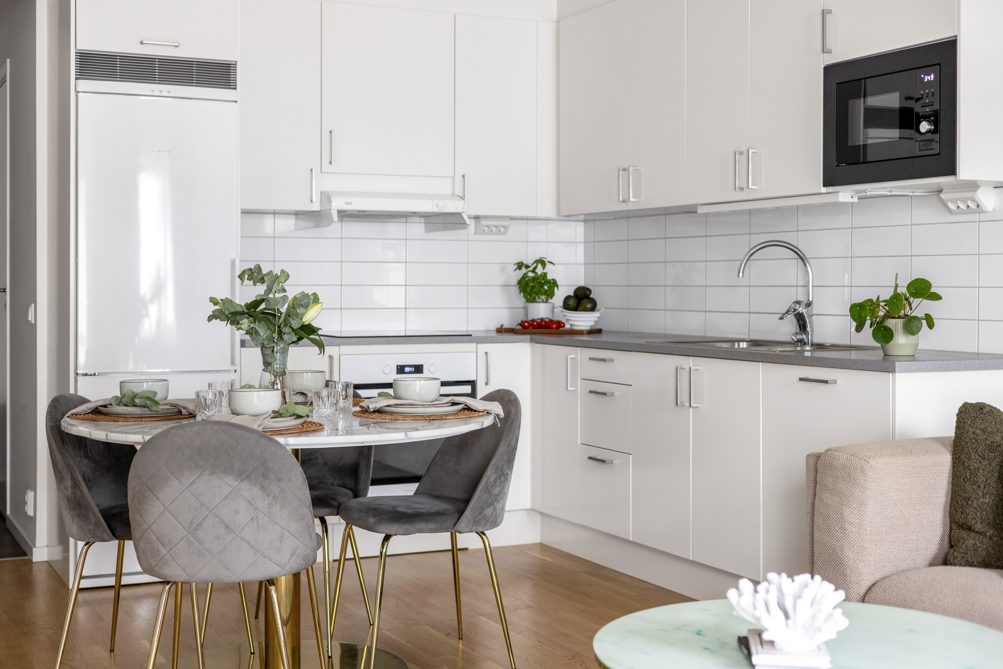 Bostadsbild från Råbyvägen 41, Kommande i Kapellgärdet, Uppsala