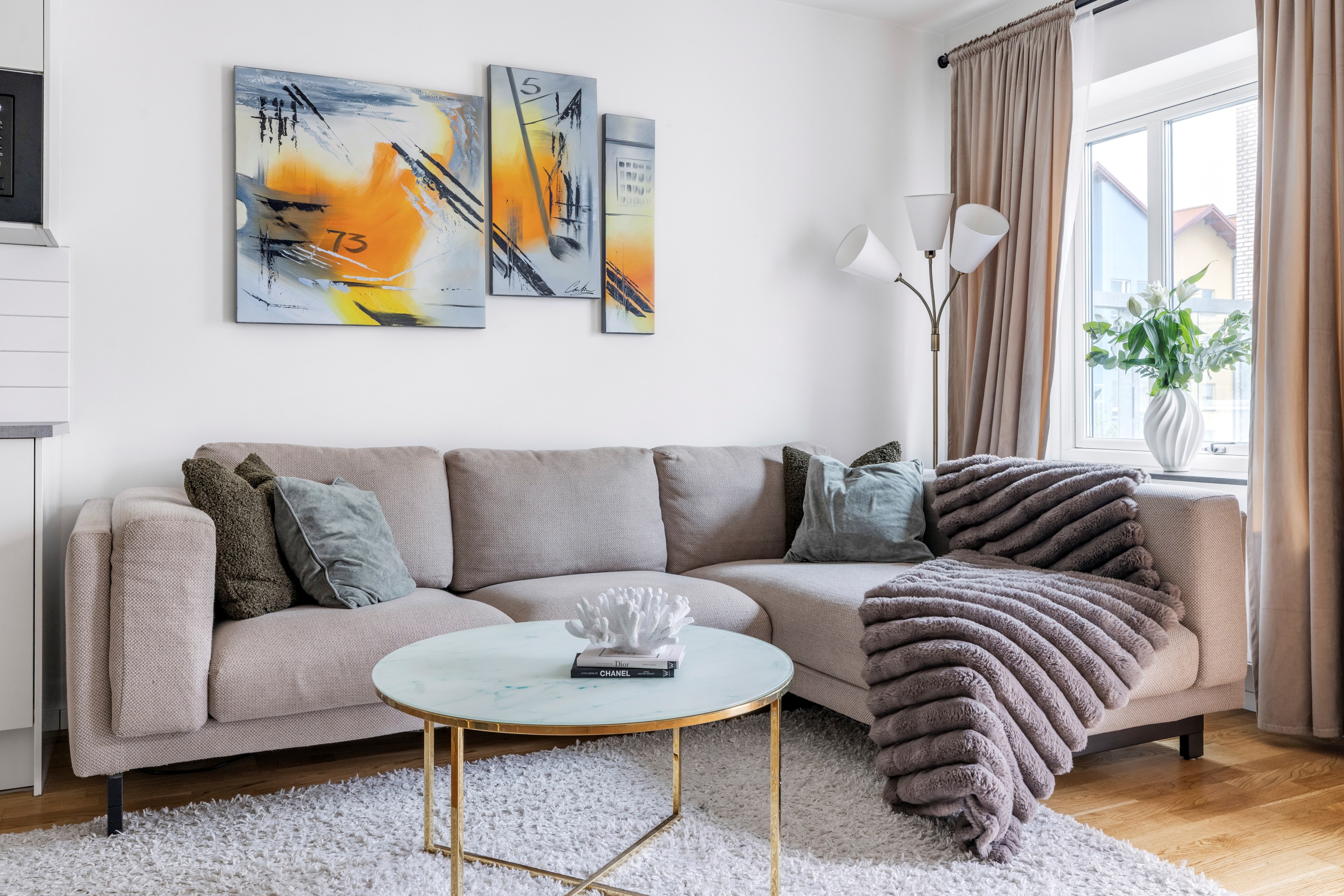 Bostadsbild från Råbyvägen 41, Kommande i Kapellgärdet, Uppsala