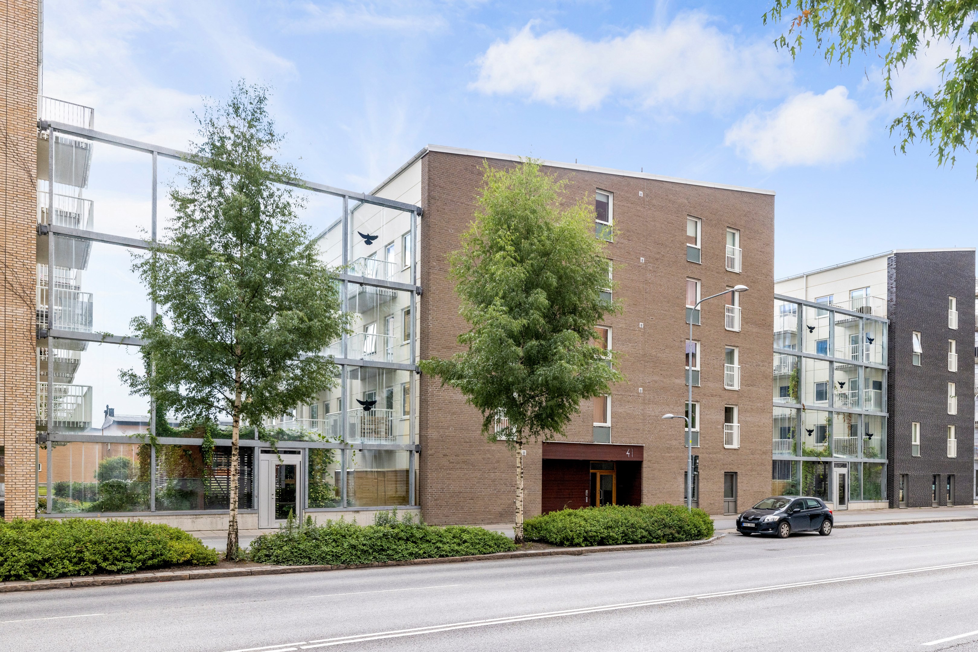 Bostadsbild från Råbyvägen 41, Kommande i Kapellgärdet, Uppsala