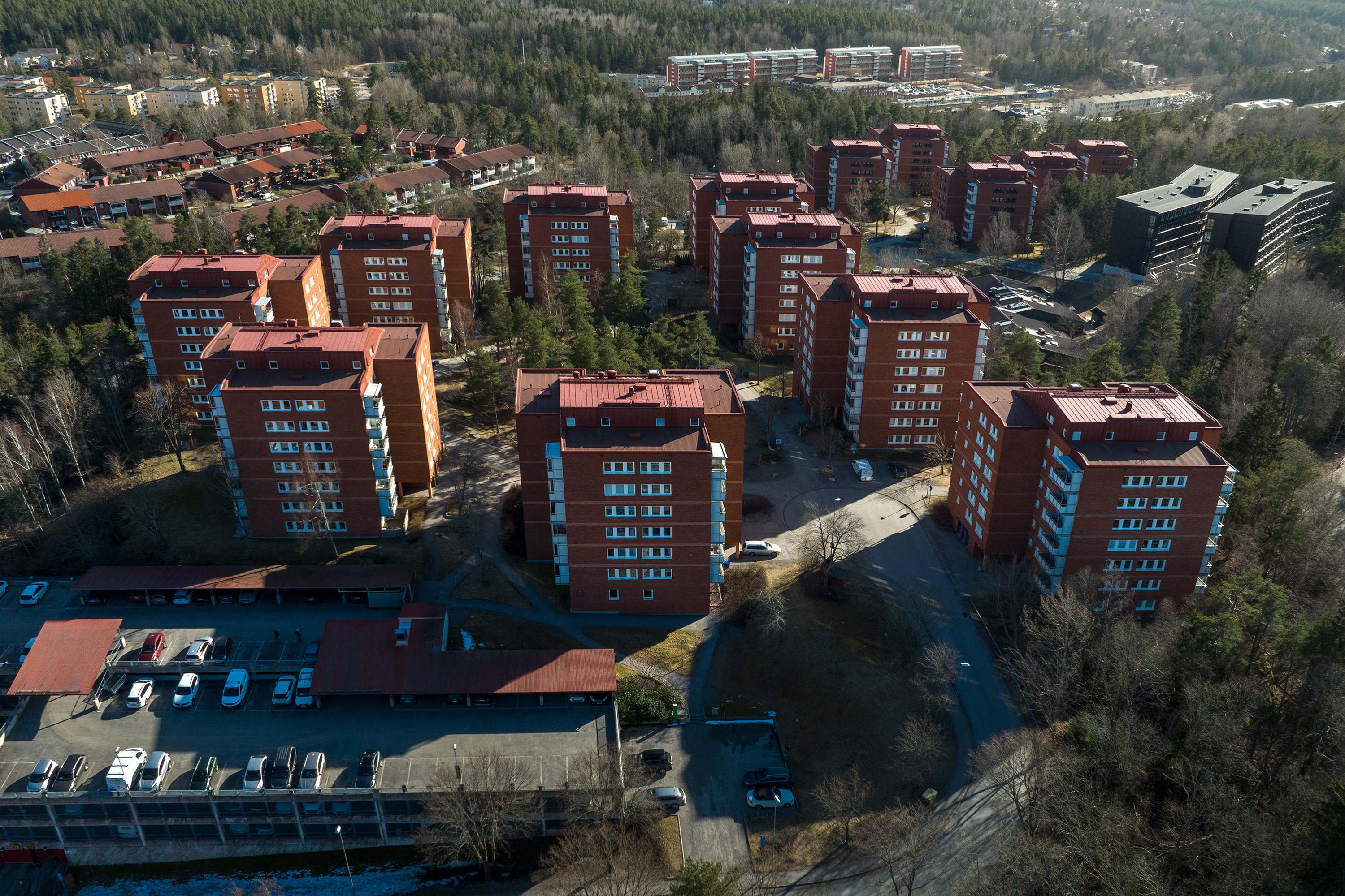 Bostadsbild från Norrskensbacken 7, Kommande i Östra Tullingeberg, Botkyrka