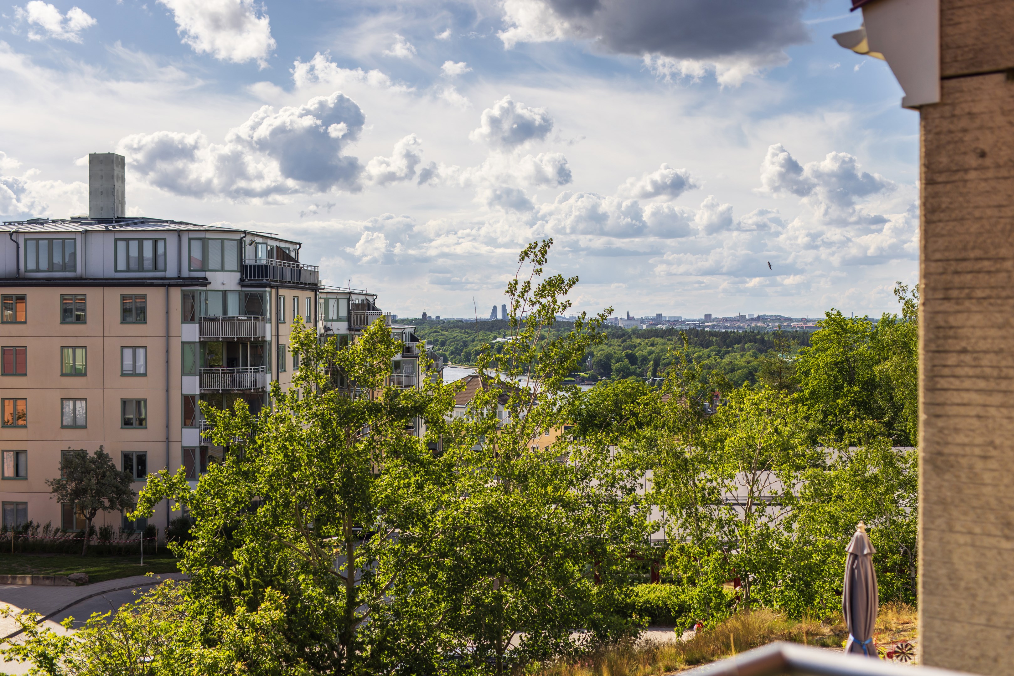 Bostadsbild från Fyrspannsvägen 31, Kommande i Jarlaberg, Nacka