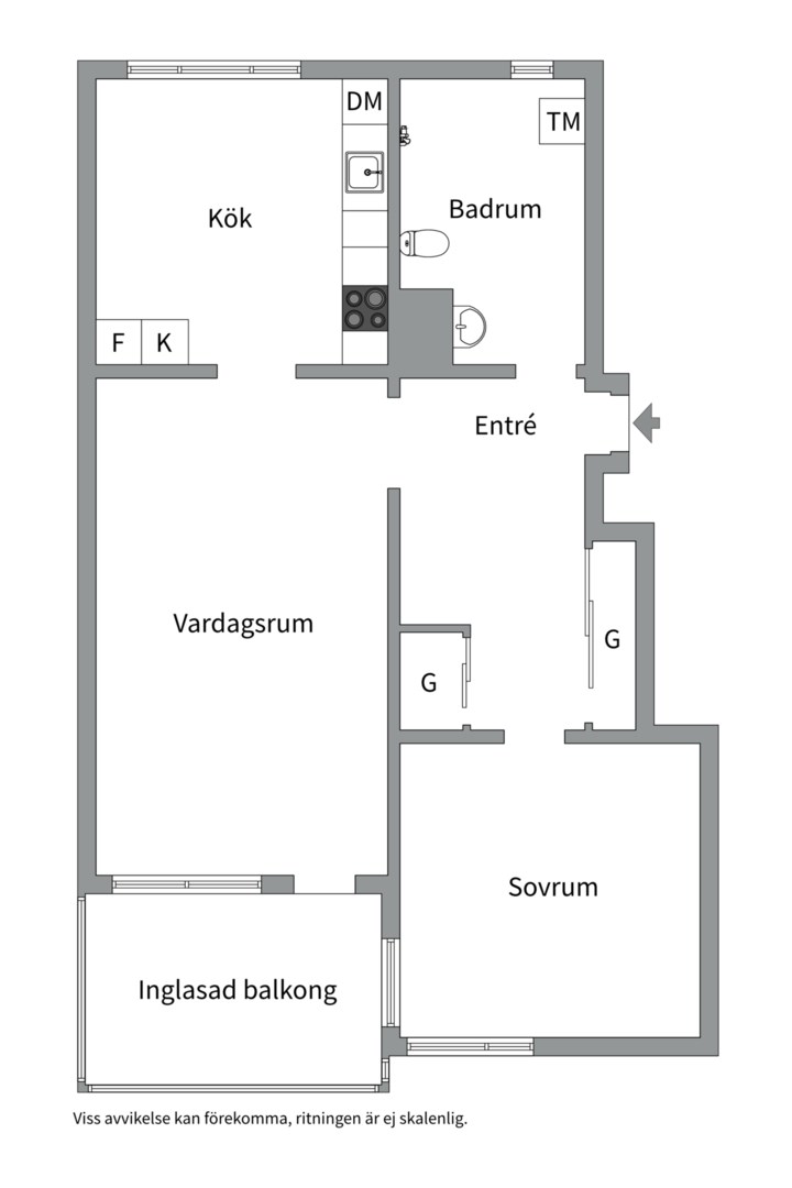 Planlösning från Farsta Strandplan 3, 3 tr, Till salu i , Stockholm