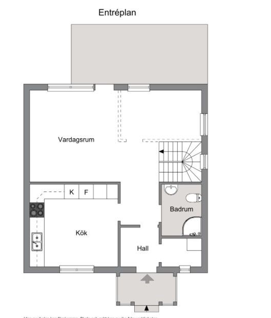 Planskiss entréplan