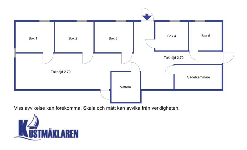 Planritning - Stall