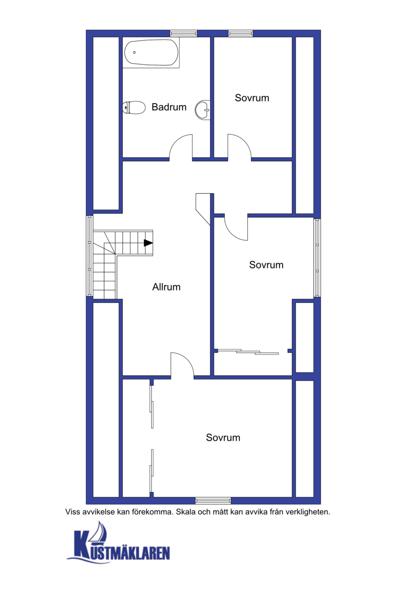 Planritning - Ovanplan