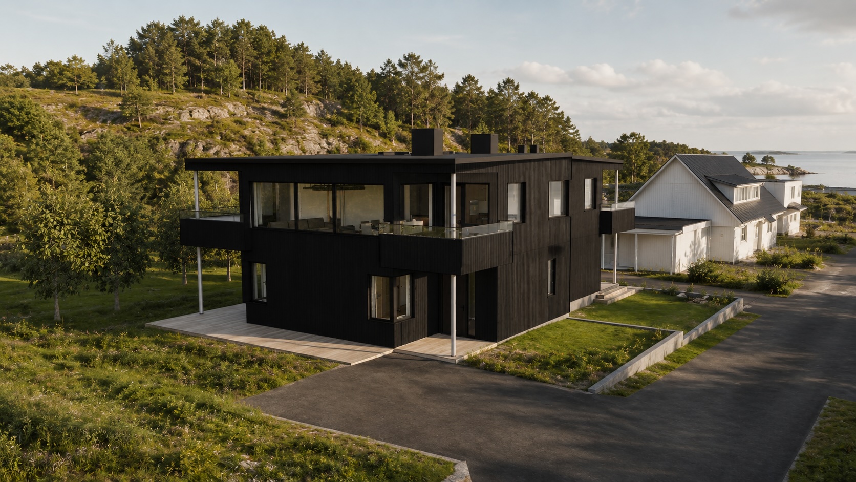 Stiligt parhus