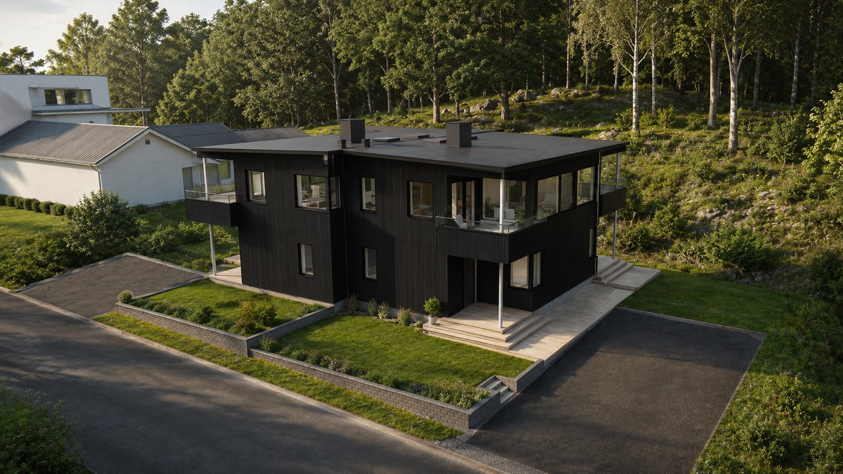 Stiligt parhus