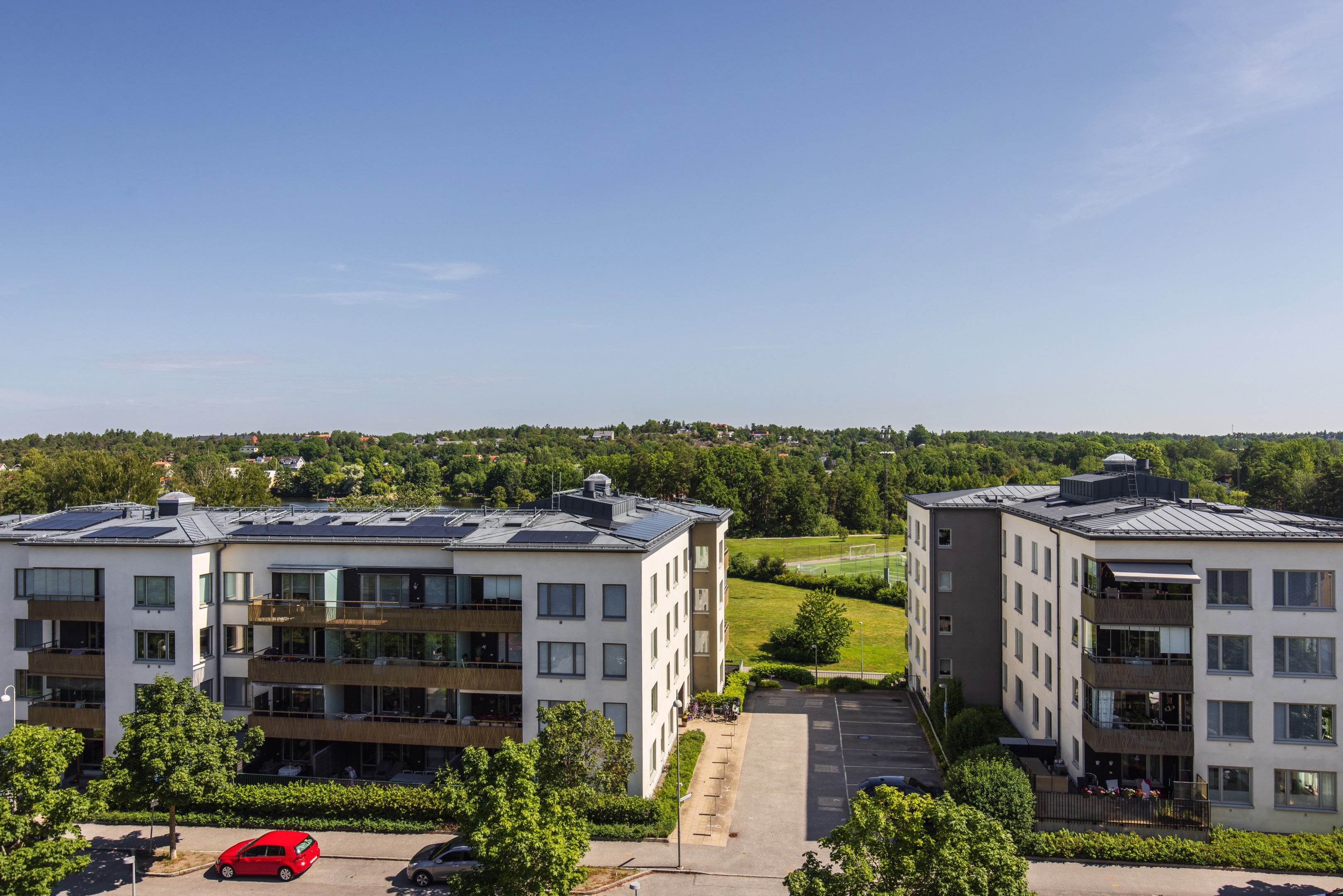 Bostadsbild från Stensövägen 15, Kommande i Älta, Nacka
