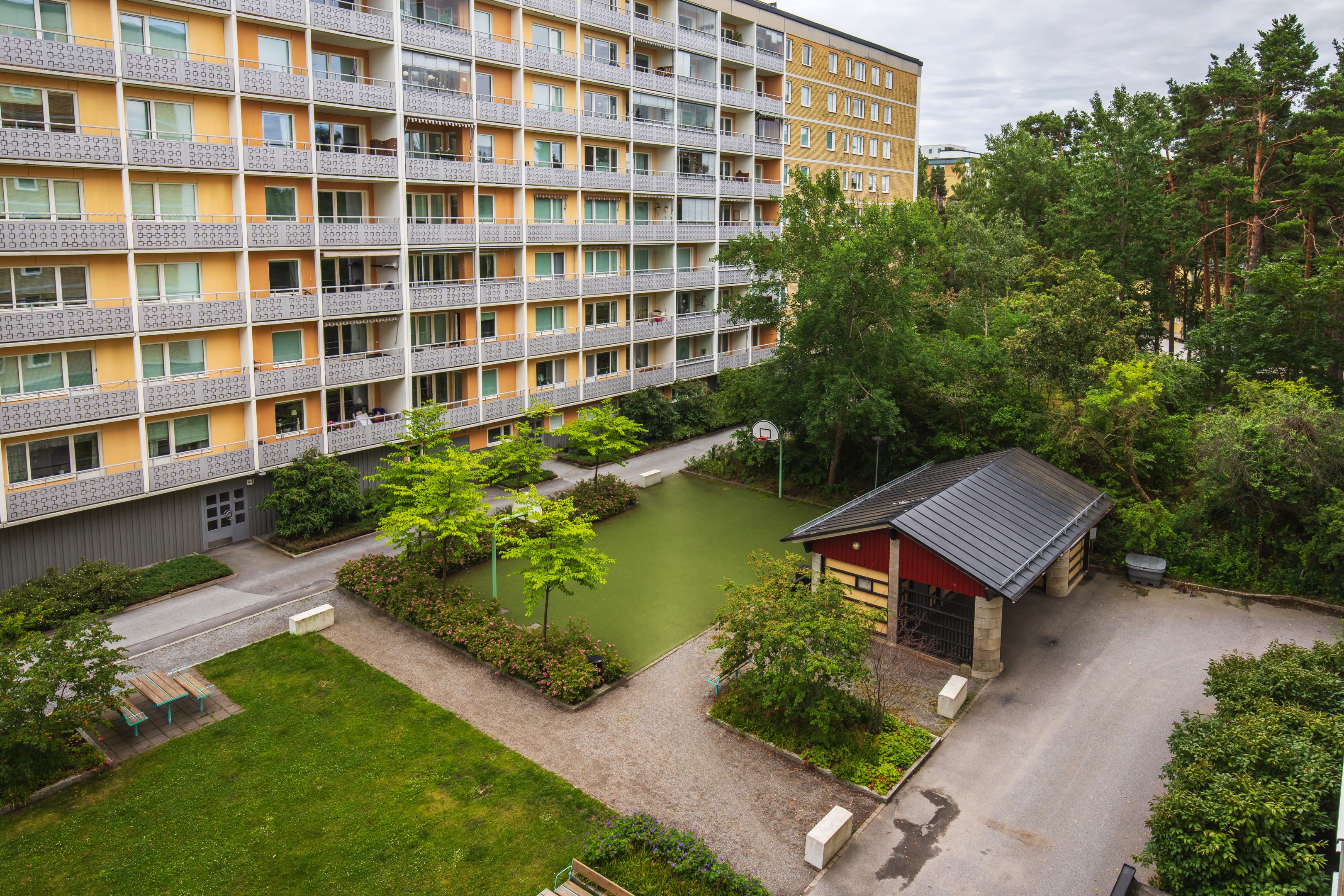 Bostadsbild från Oxelvägen 49, Kommande i Älta, Nacka
