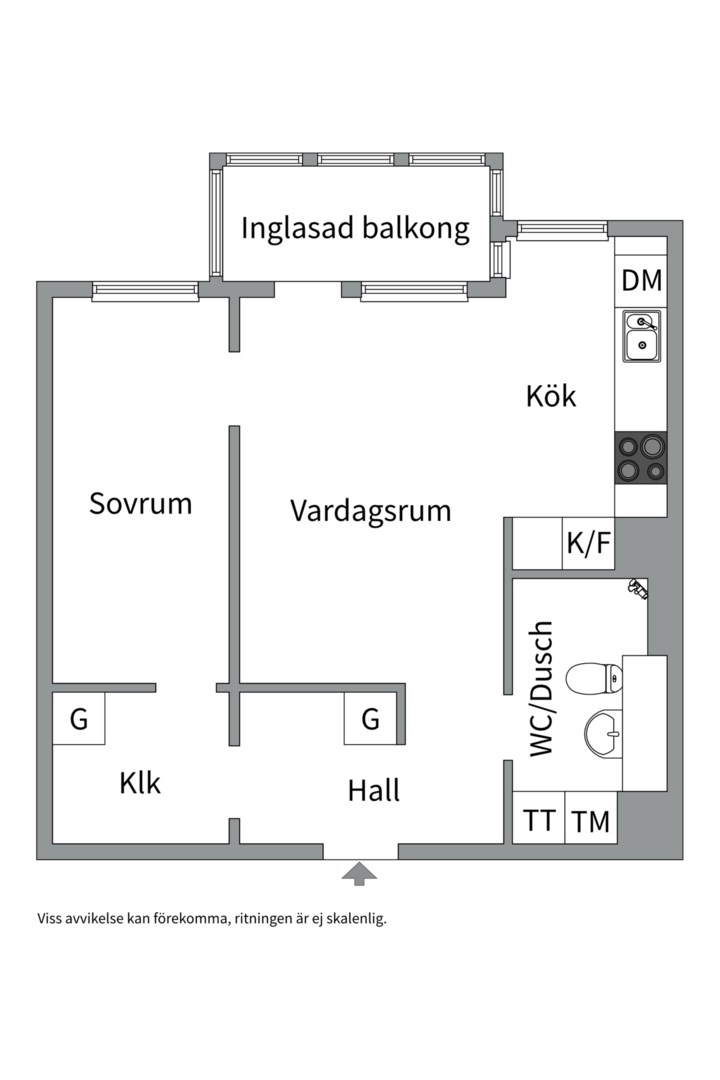Planlösning från Holbergsgatan 90, Till salu i Bromma - Blackeberg, Stockholm