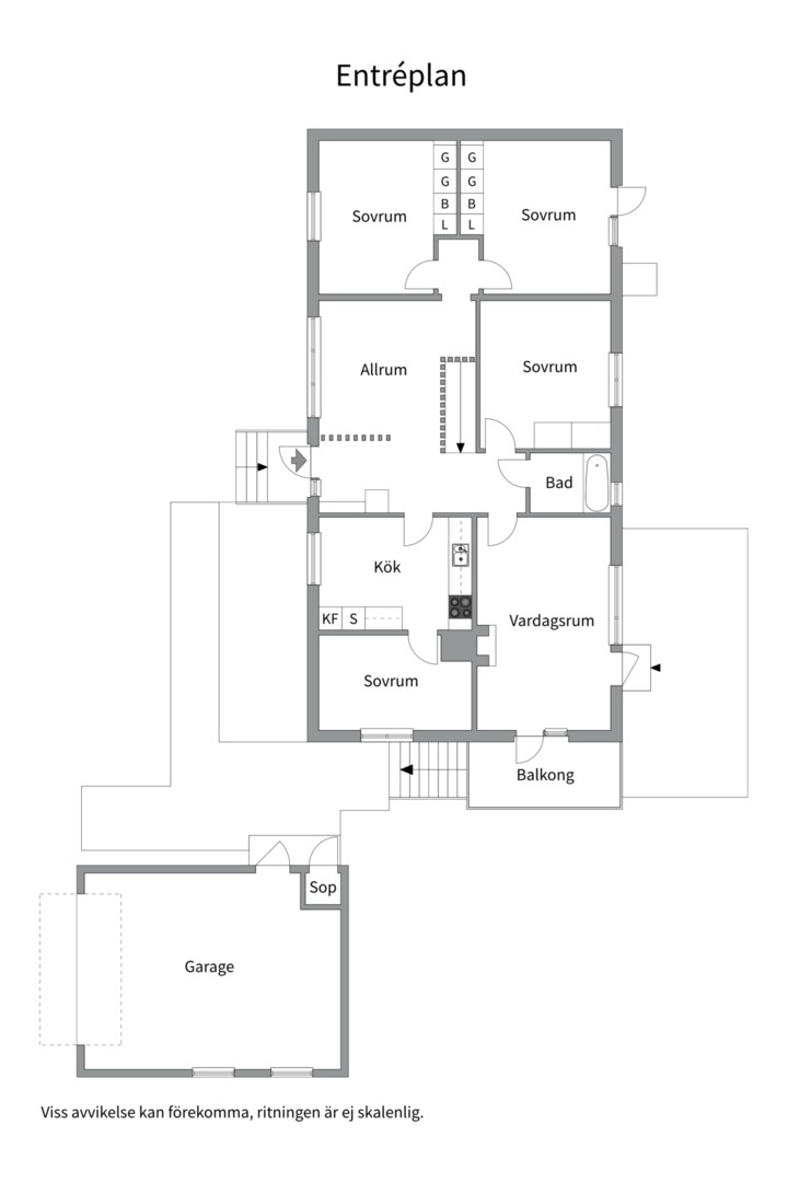 Planlösning från Brynjevägen 37, Såld i Skälby, Järfälla
