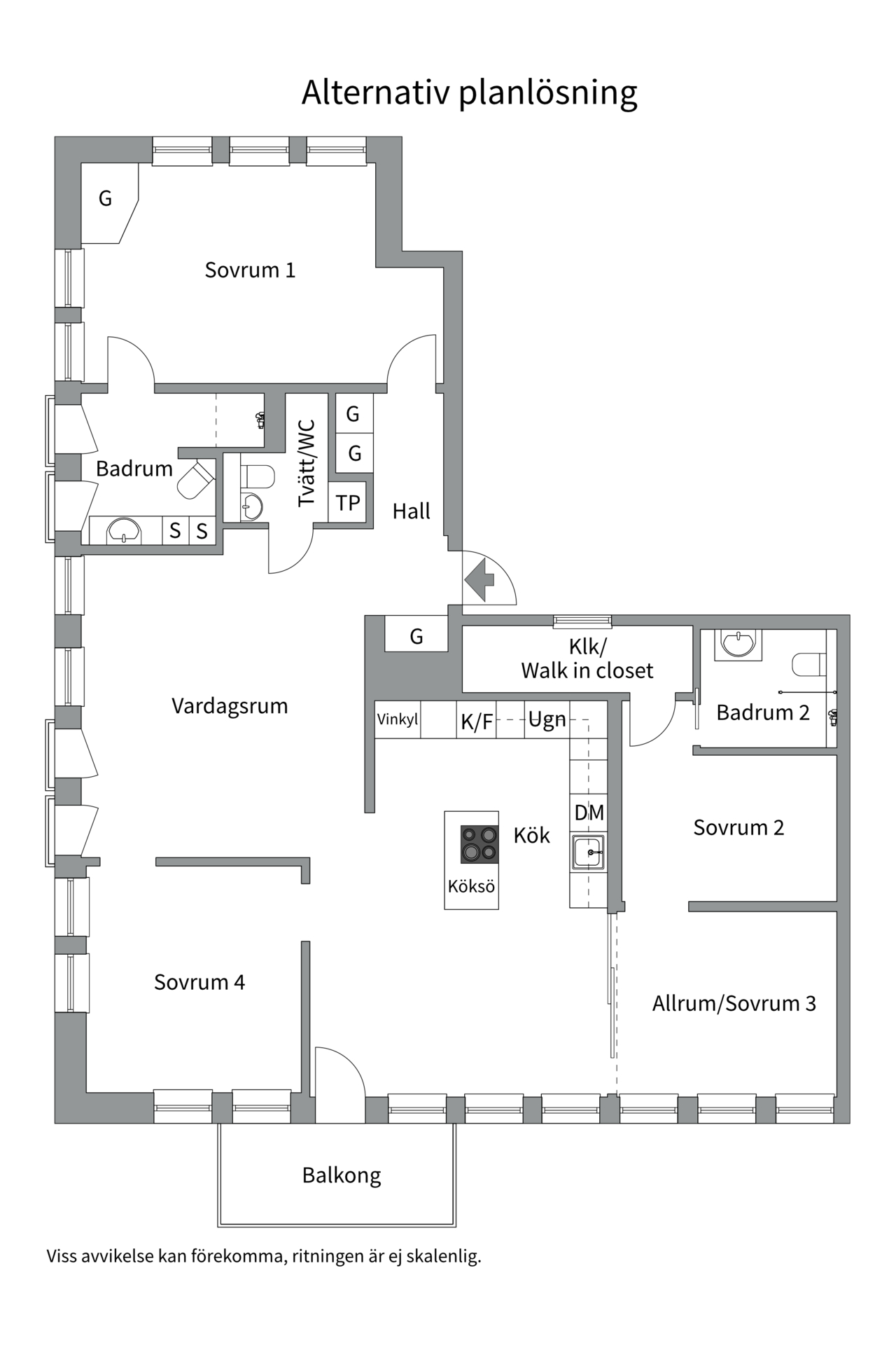 Bostadsbild från Sjöbjörnsvägen 66C, Kommande i Gröndal, Stockholm