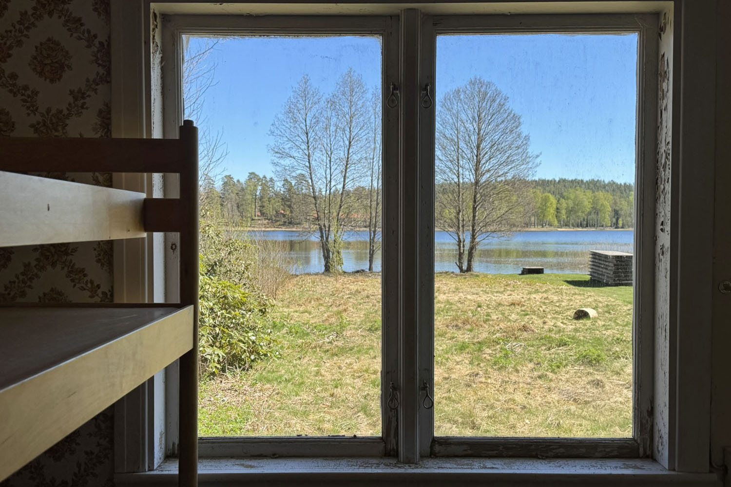 Utsikt från sovrummet
