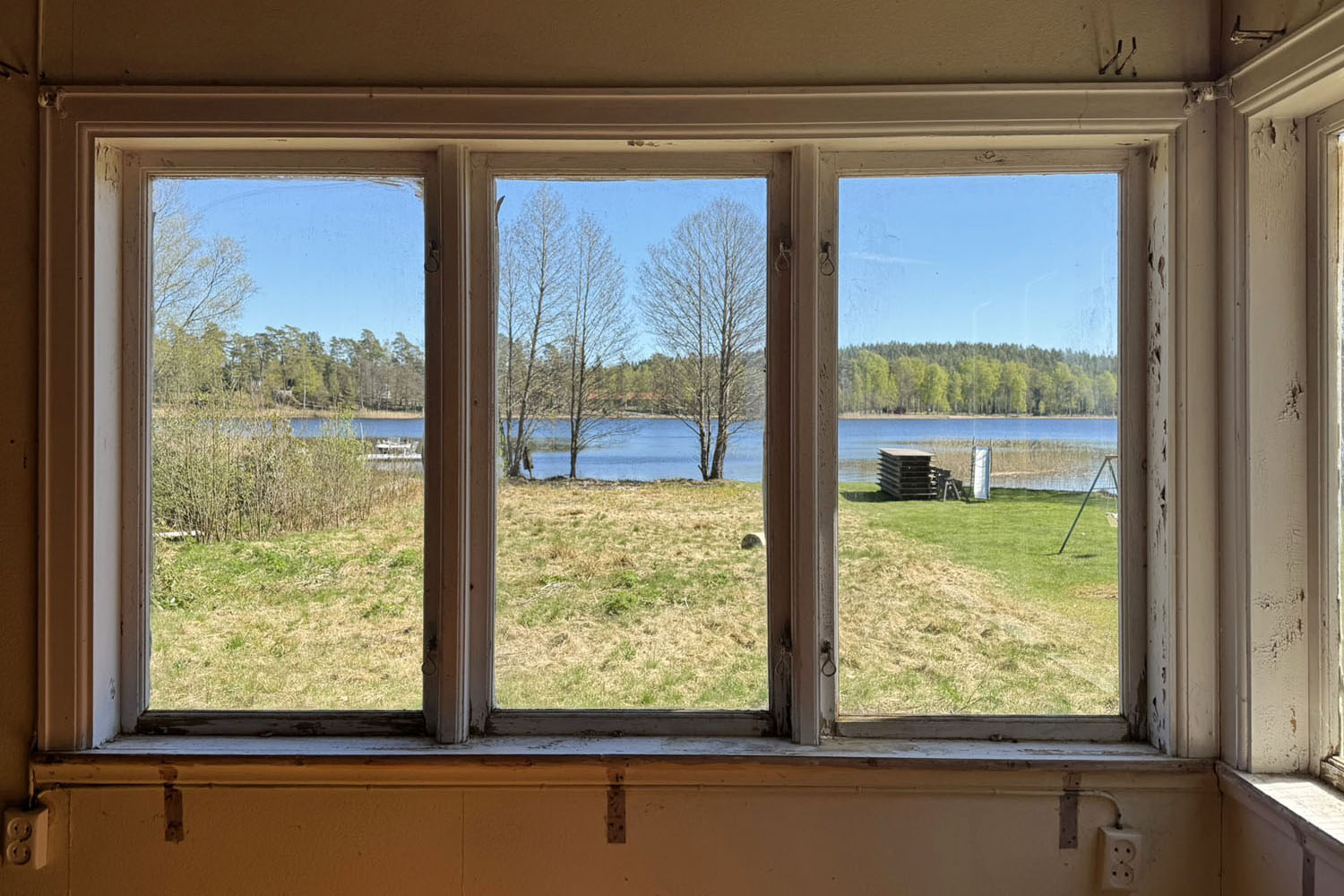 Utsikt från allrummet